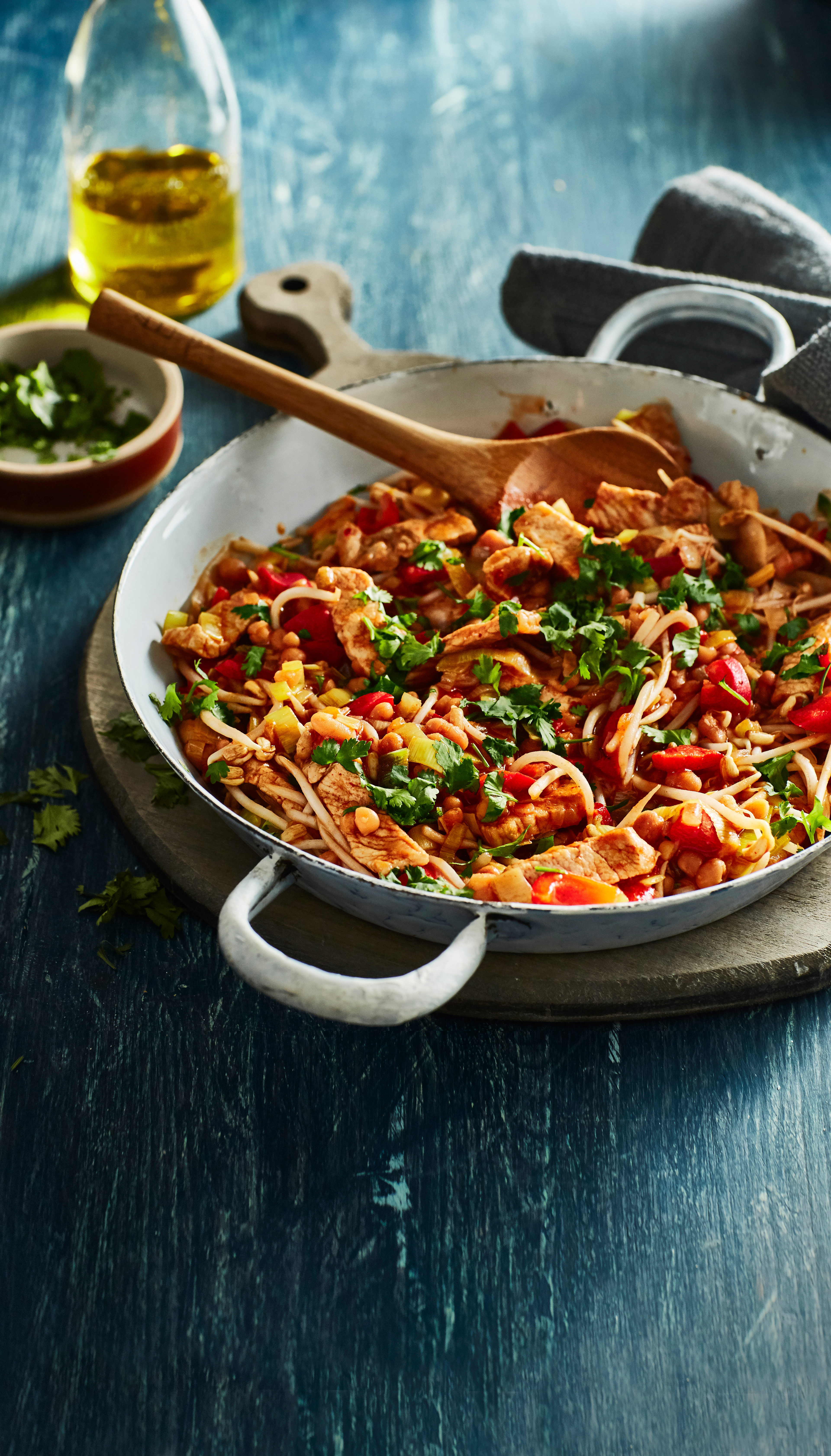 Pittige wittebonenschotel