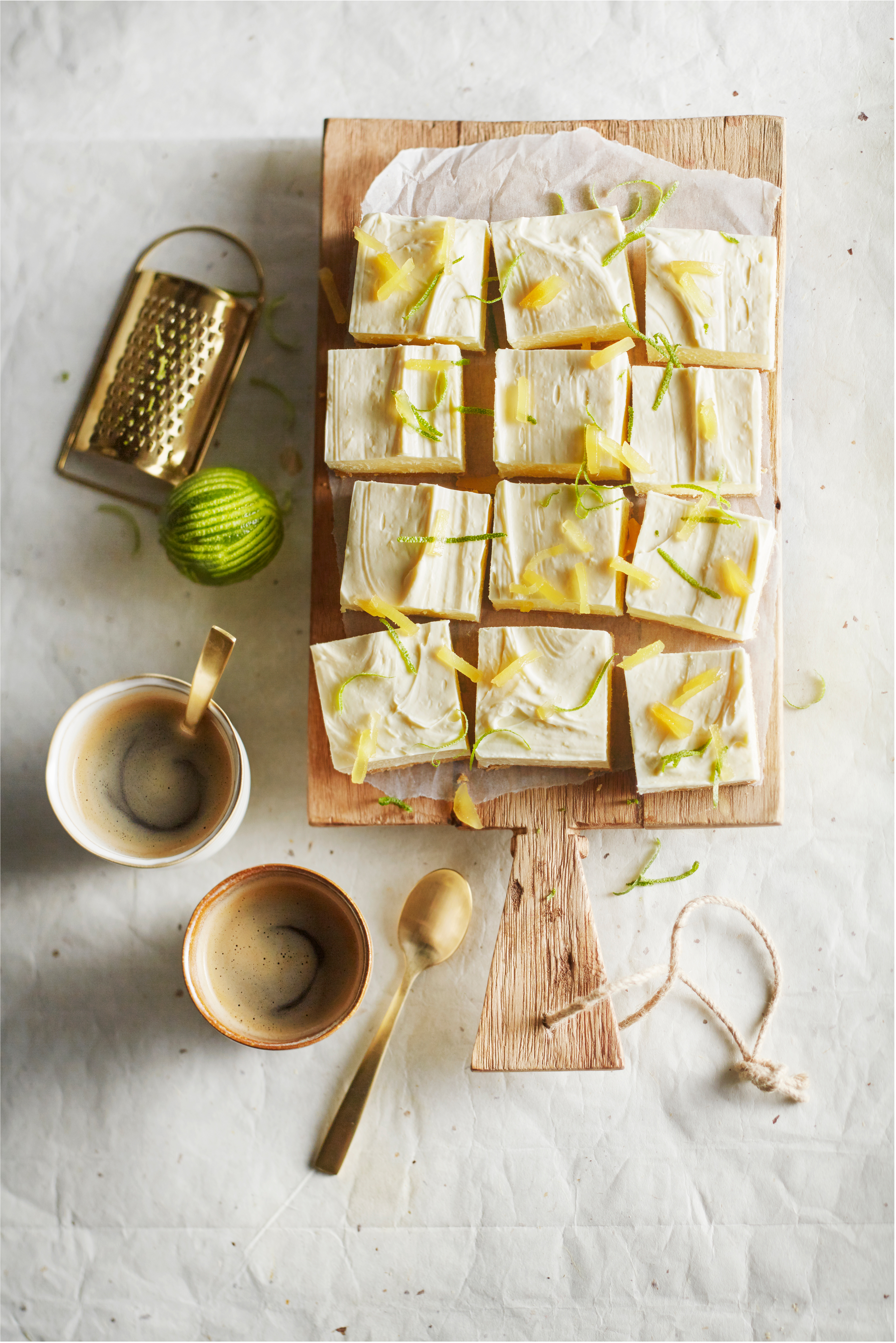 Gember-cheesecake met limoen