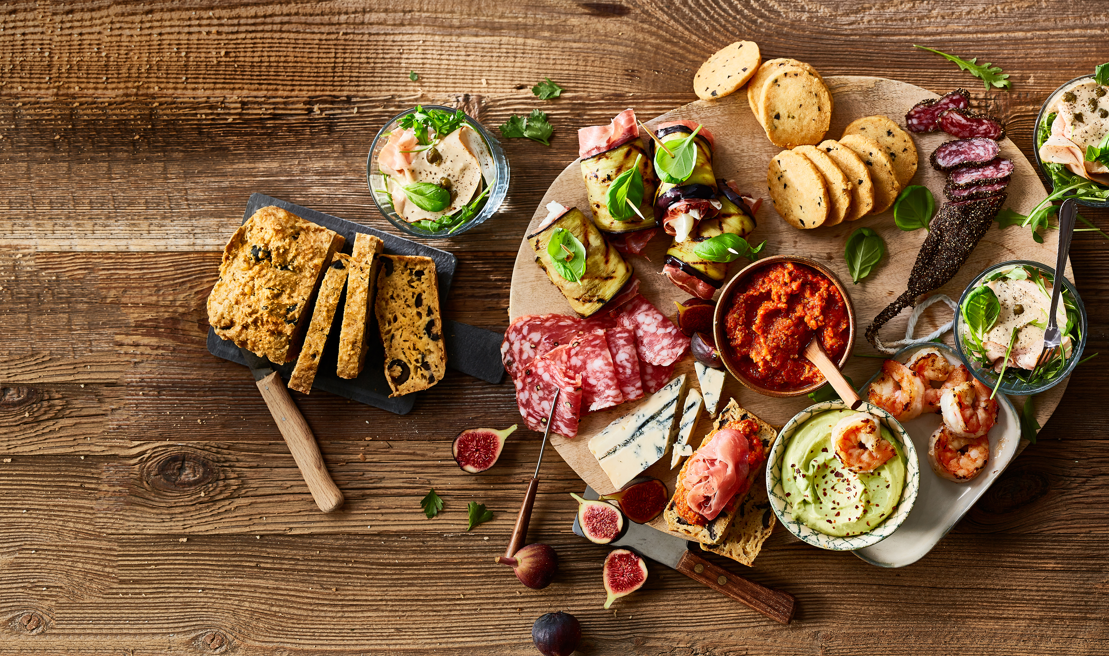 Auberginerolletjes met parmaham