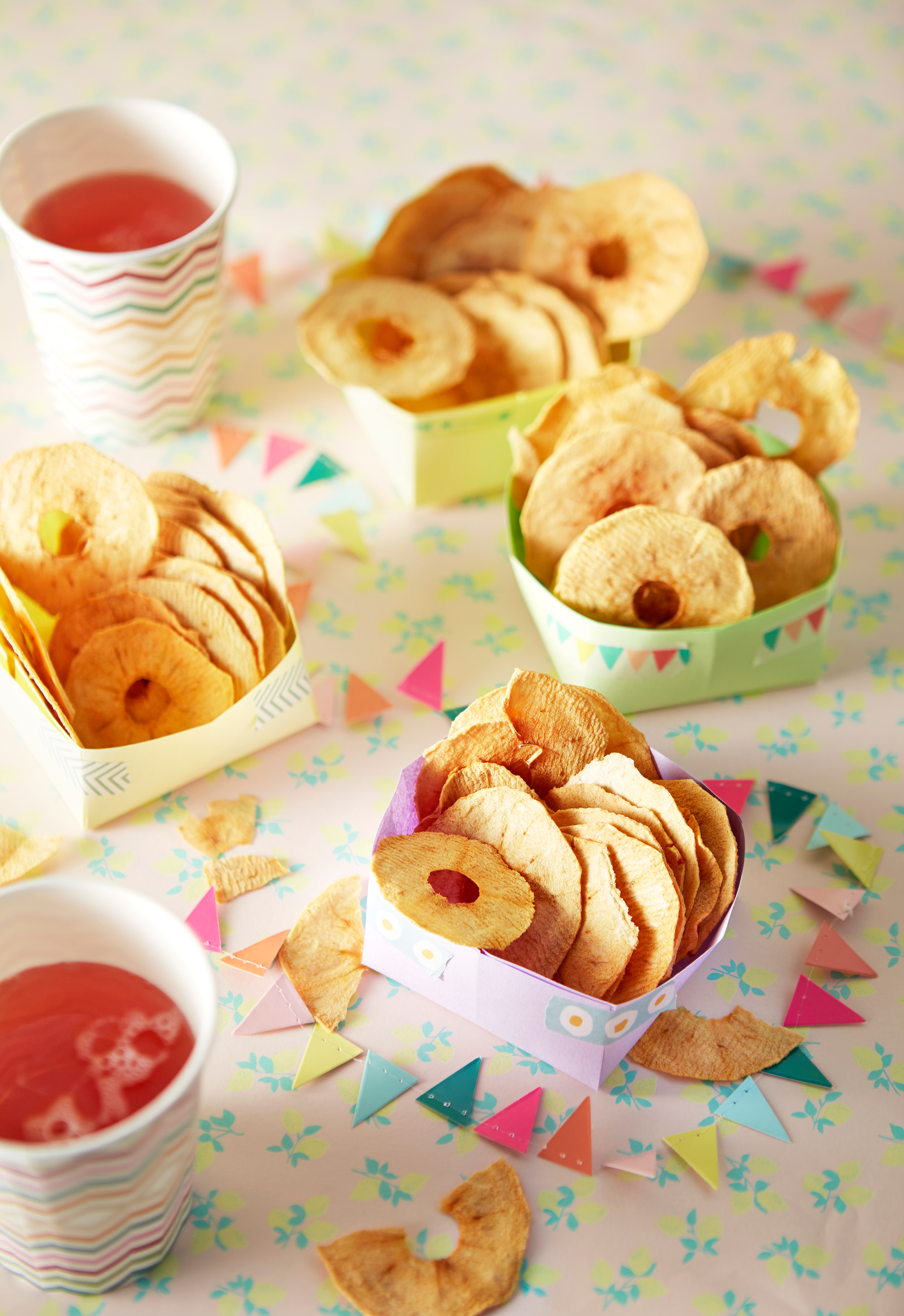 Appelchips met kaneel