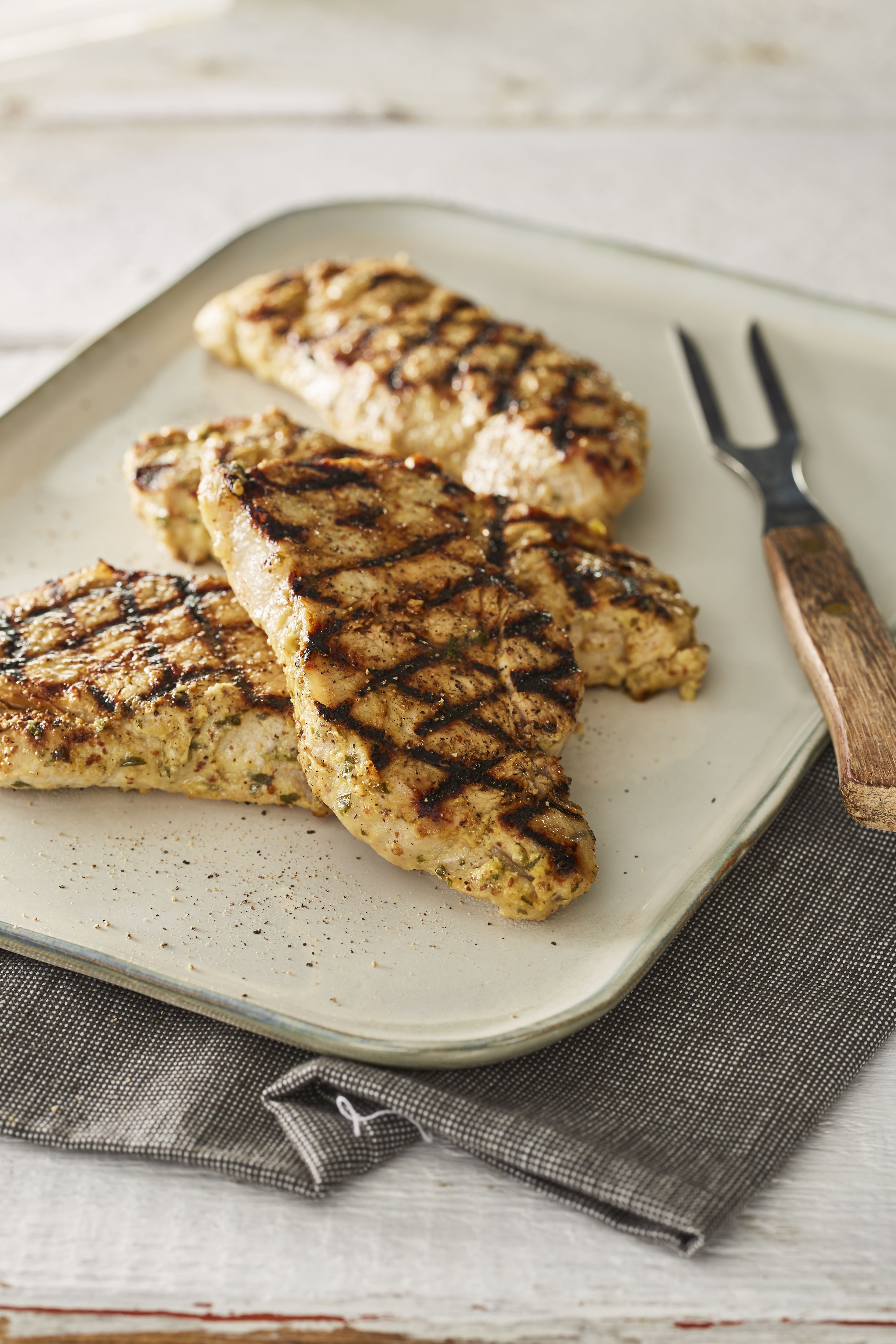 Honing-mosterdmarinade met dragon