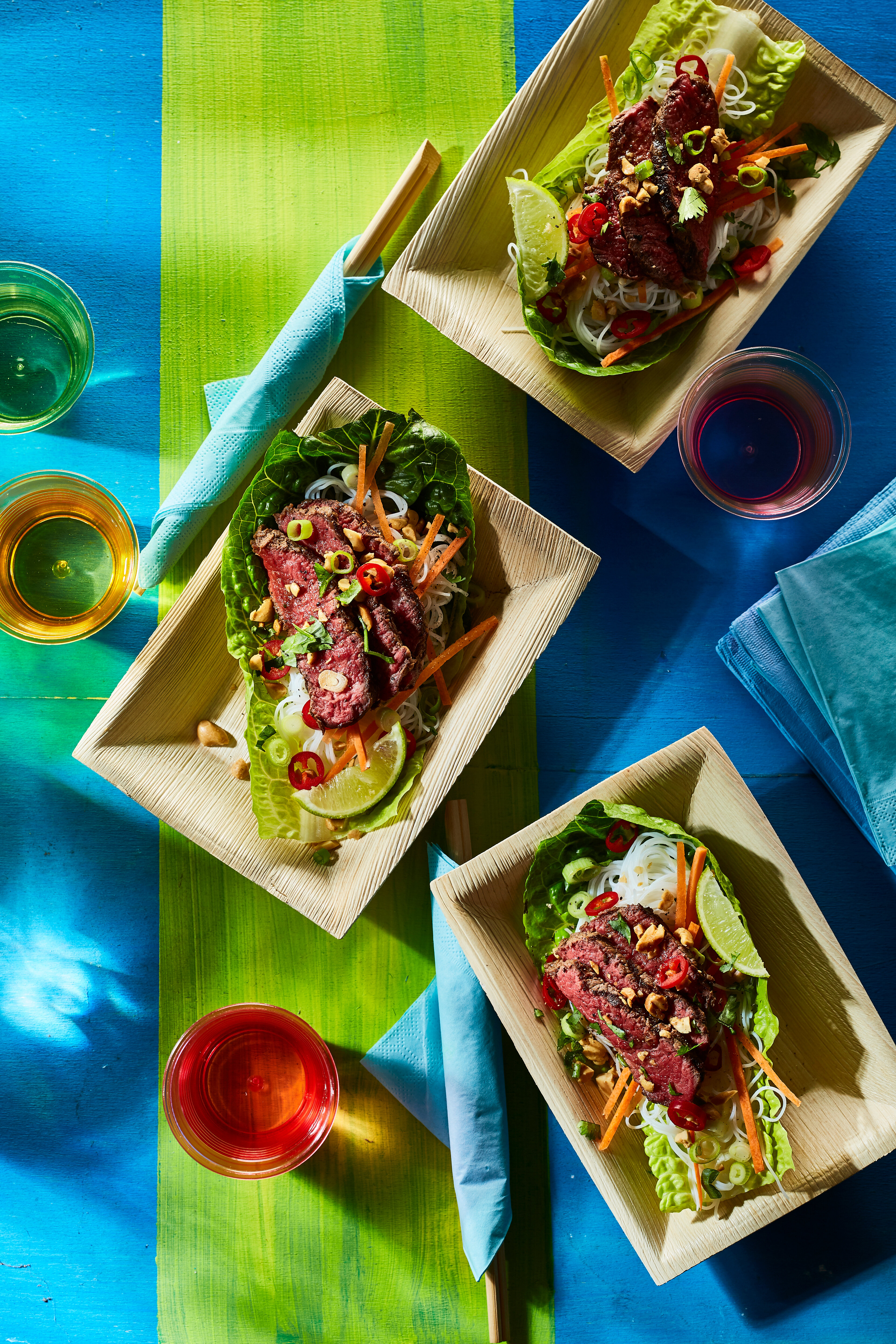 Vietnamese slawraps met biefstuk