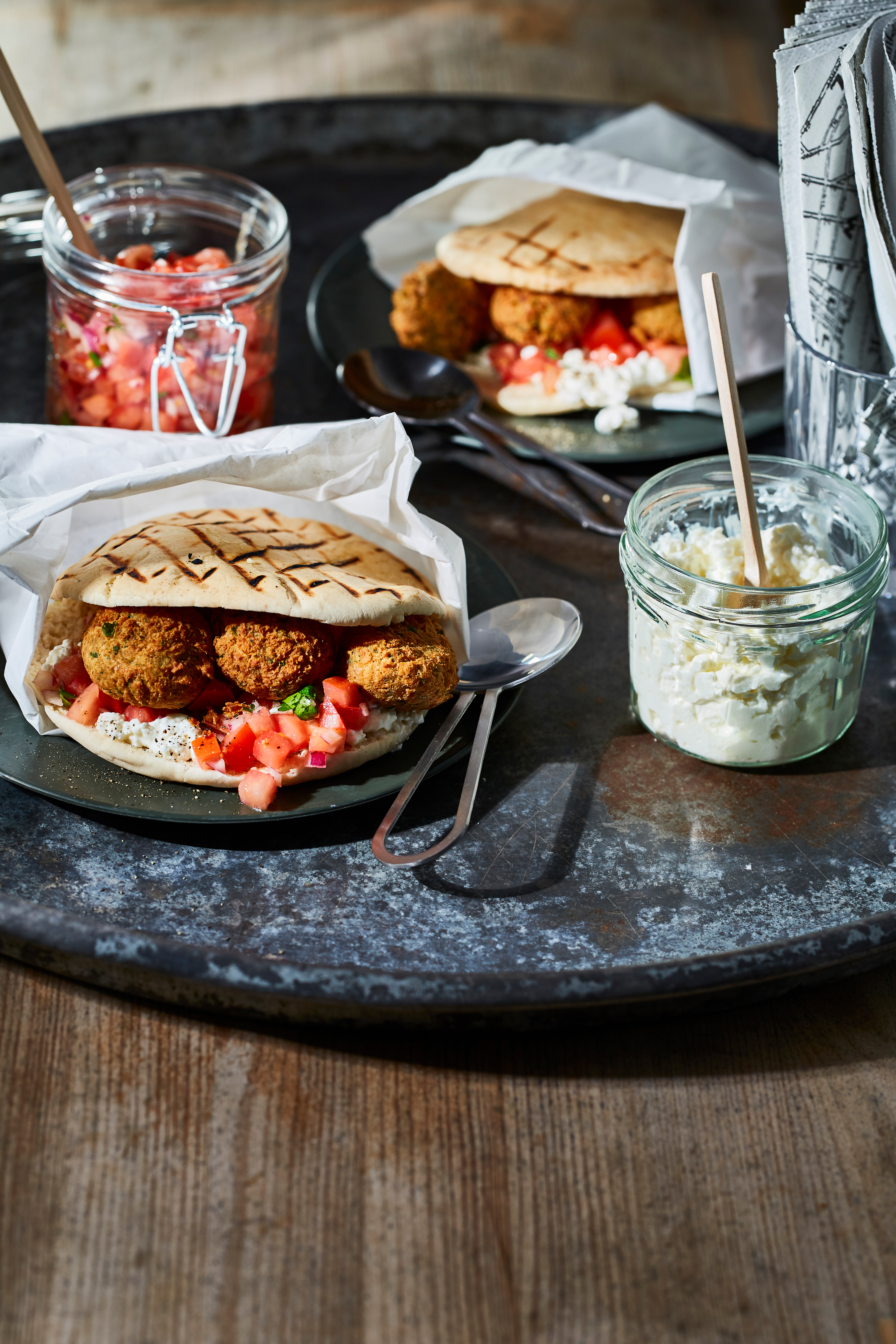 Falafel met tomatensalsa