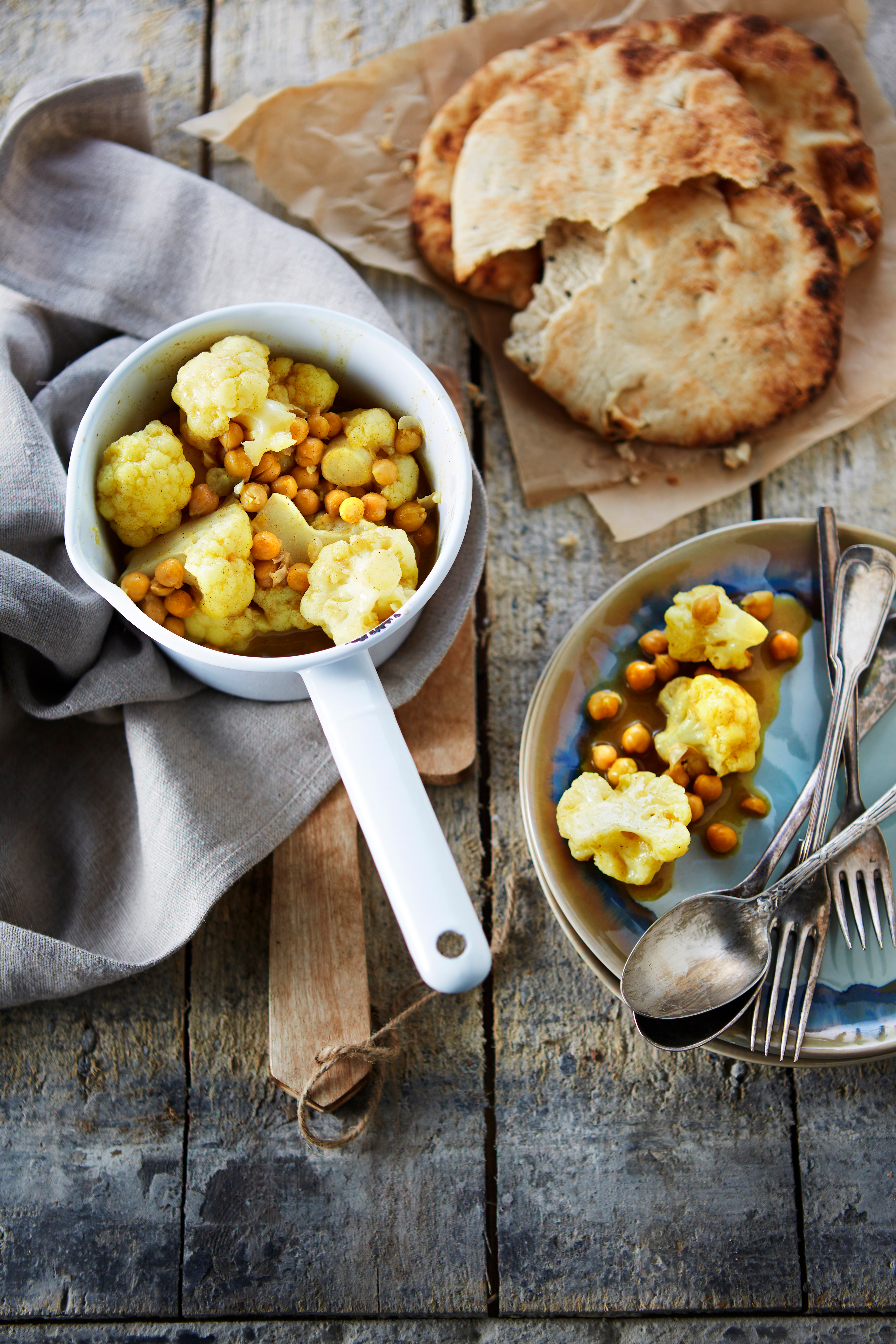 Kikkererwtencurry met bloemkool