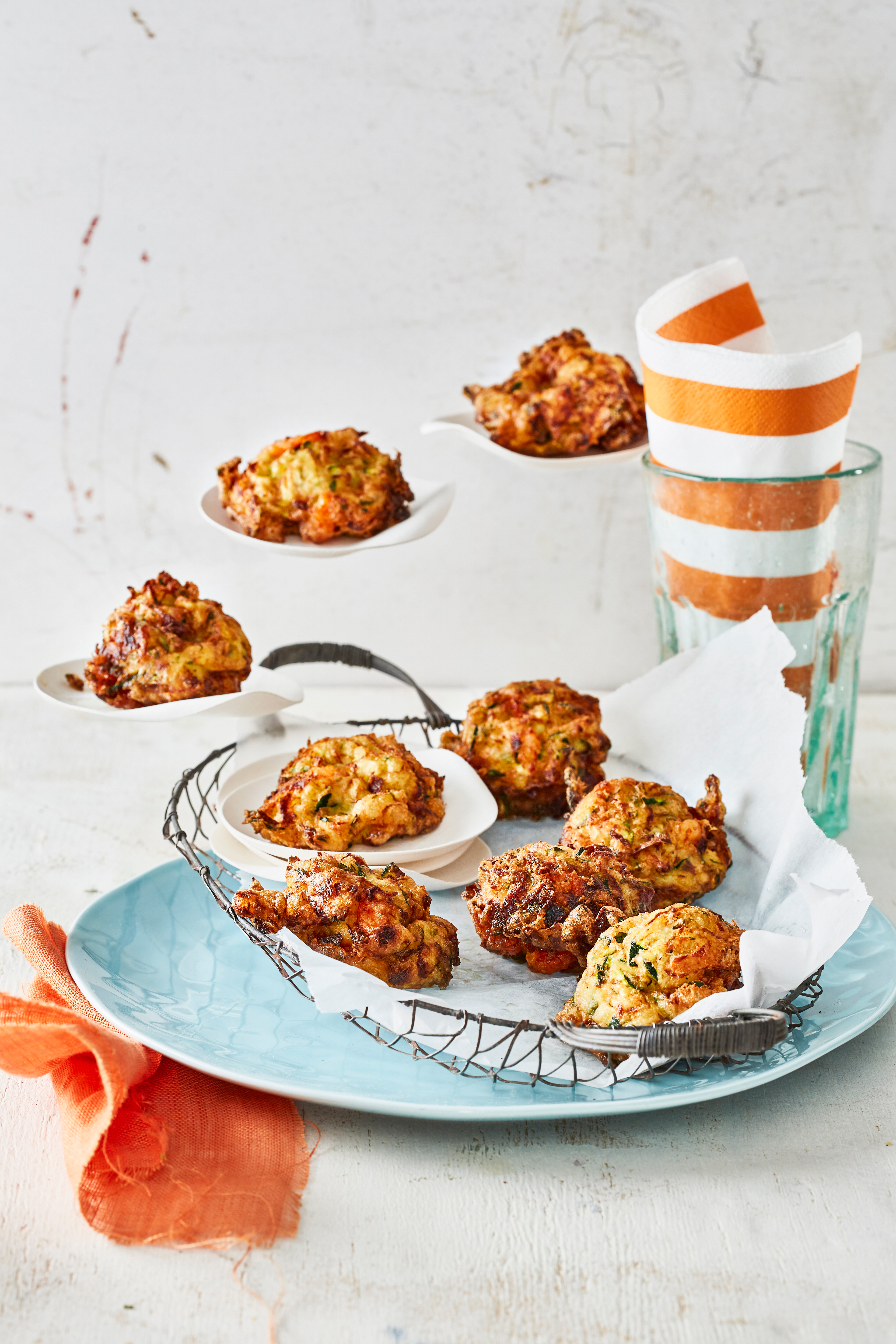 Courgette-garnalenbeignets