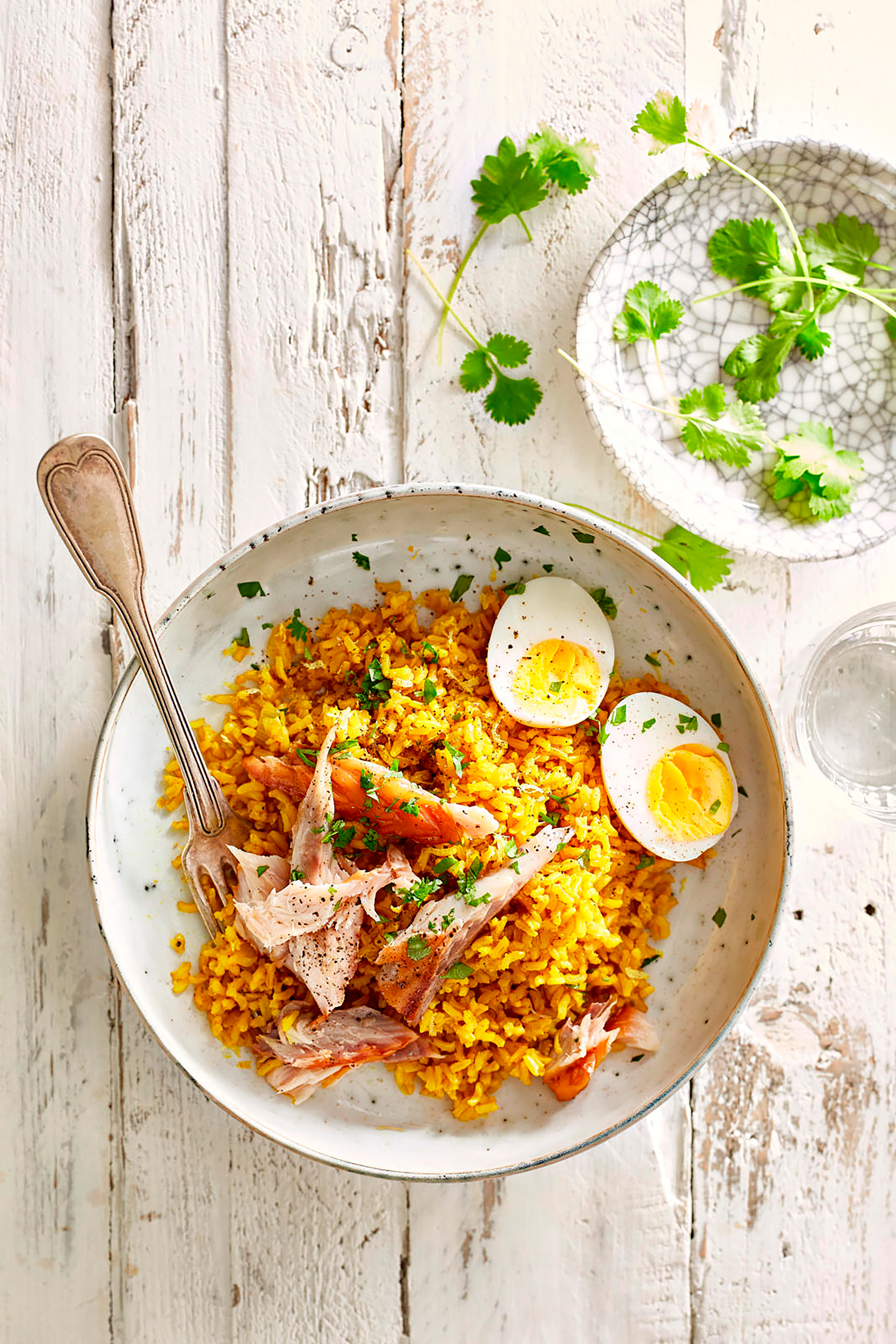 Kedgeree met makreel