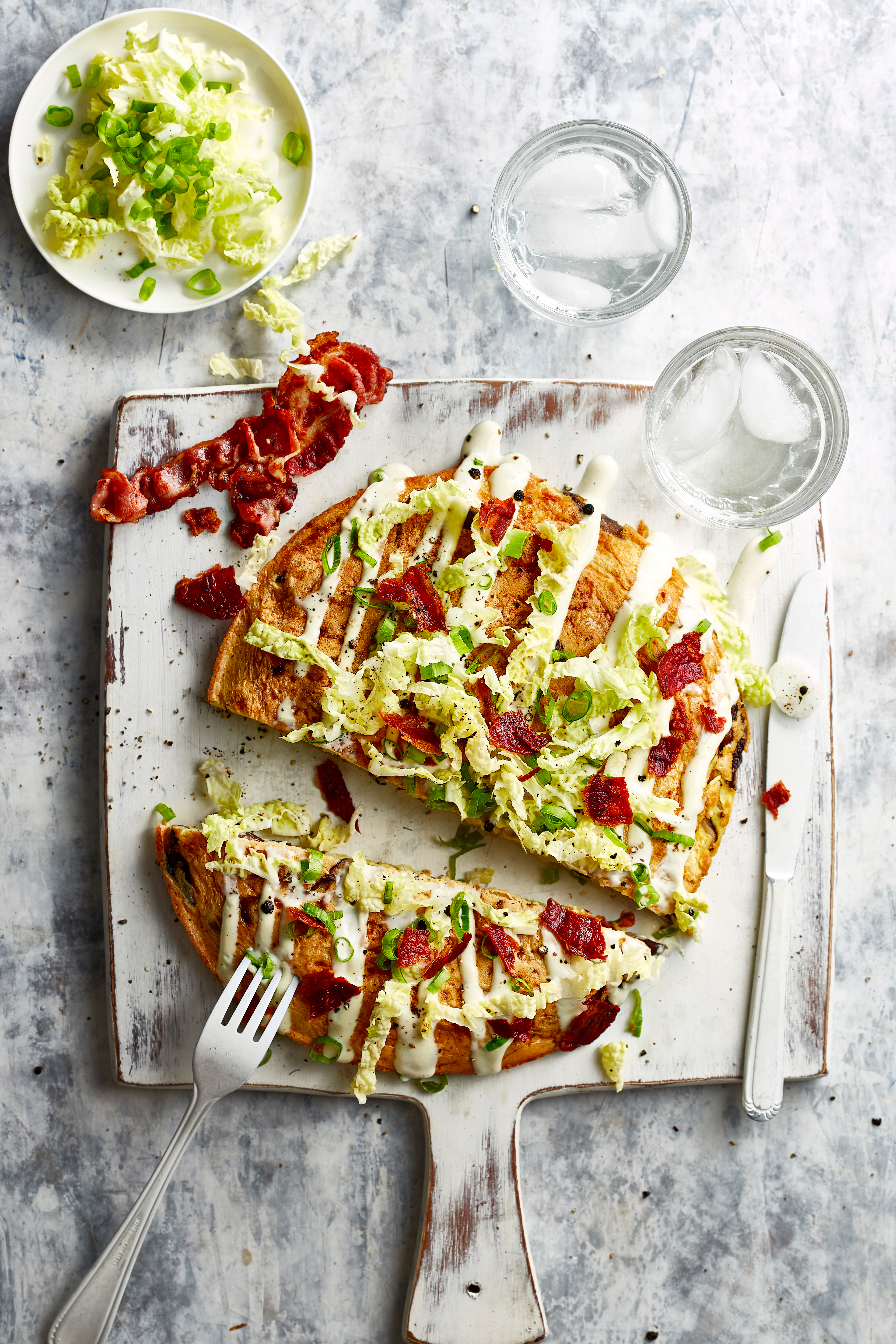 Omelet ‘okonomiyaki style'