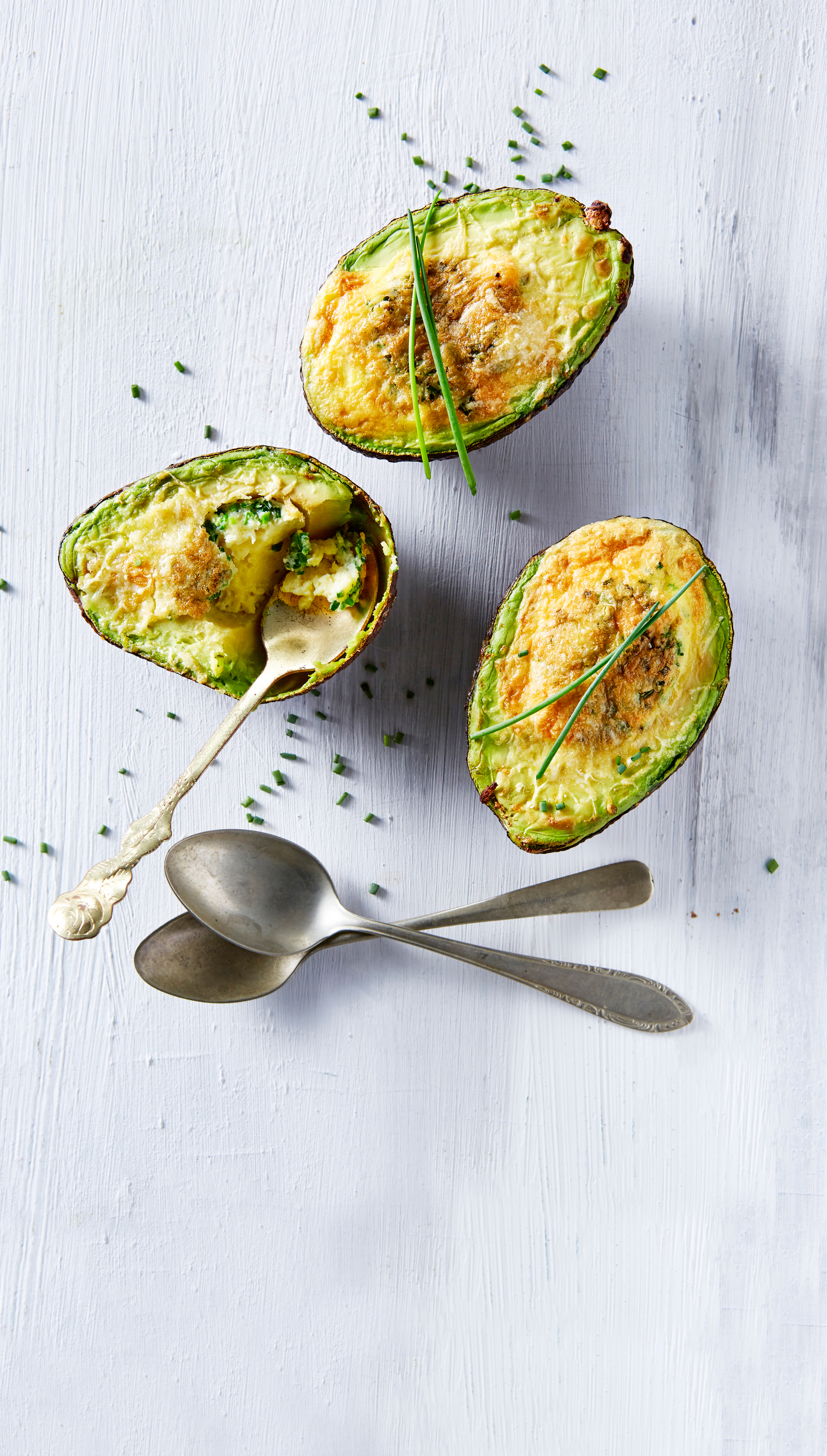 Gegratineerde avocado