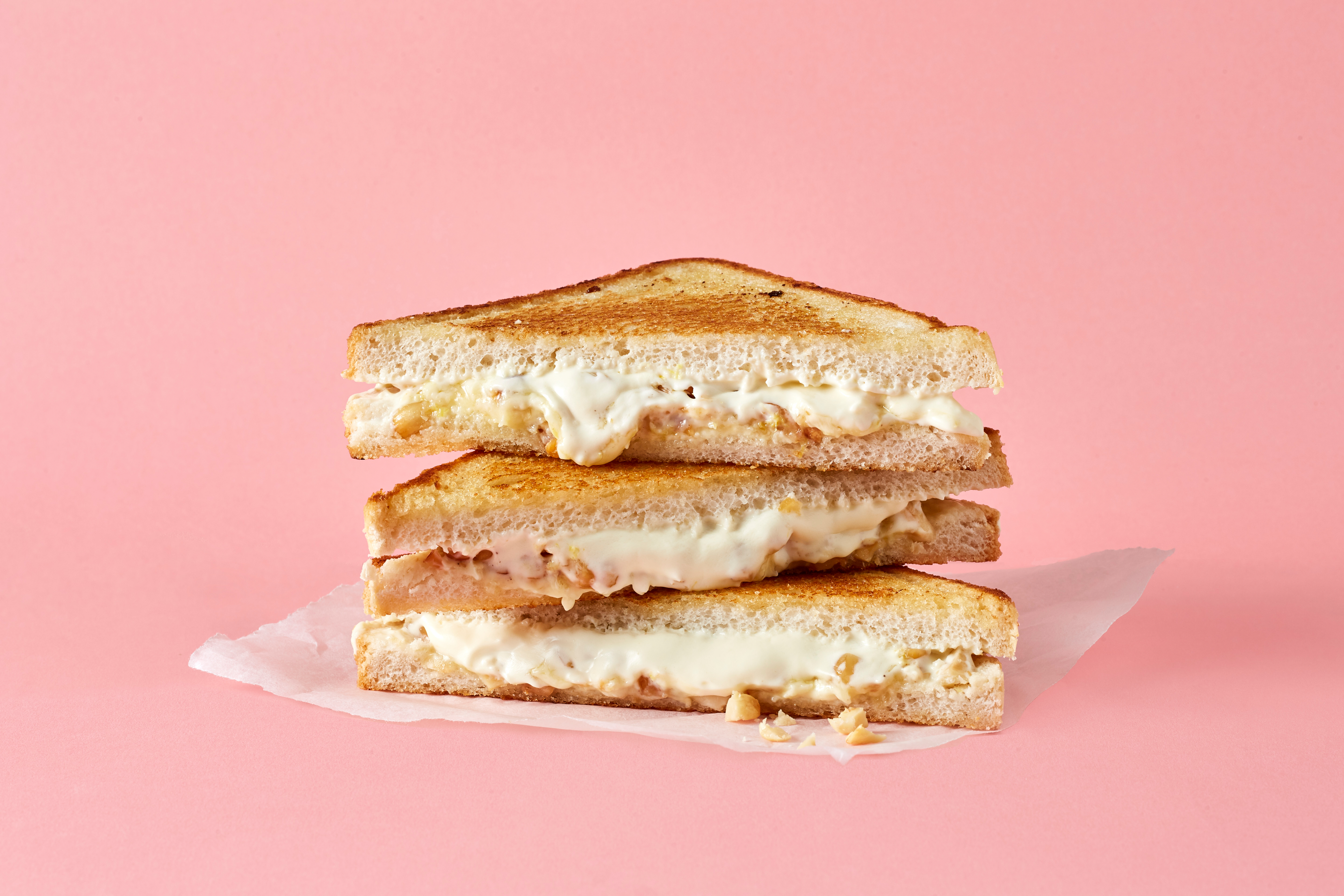 Witte-chocotosti met hazelnoot