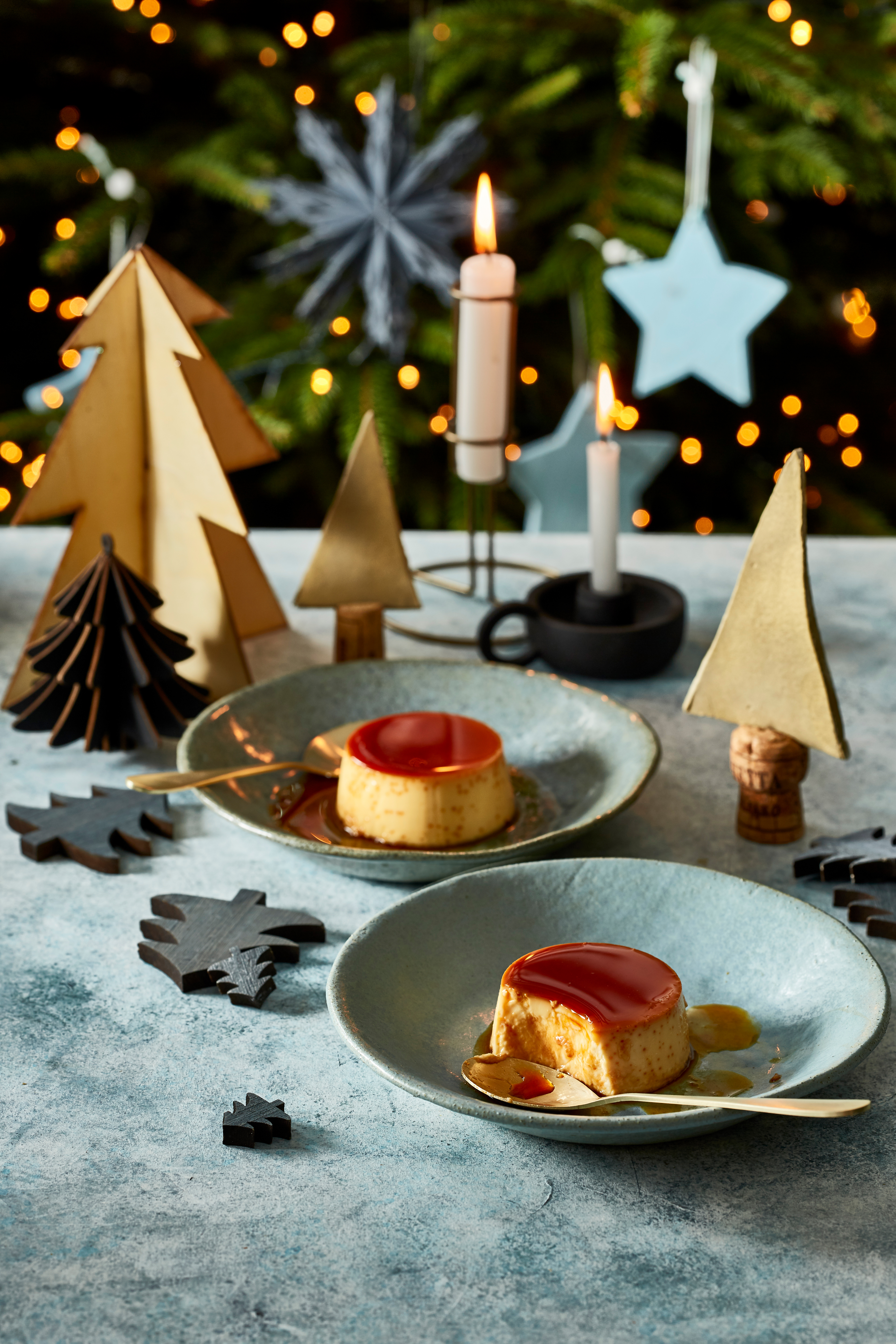 Crème karamel met rozemarijn en zeezout