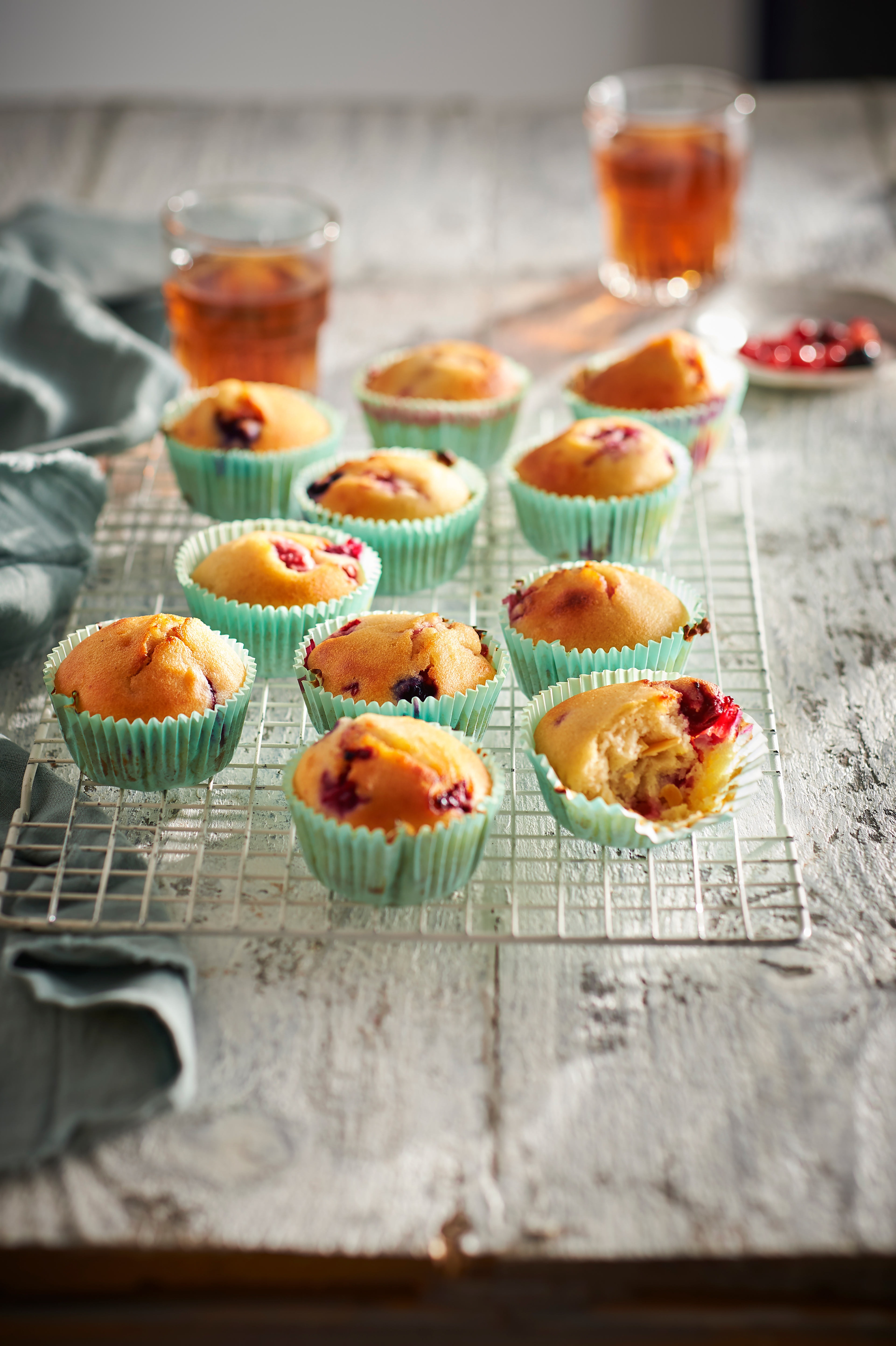 Griesmeelmuffins met bosvruchten