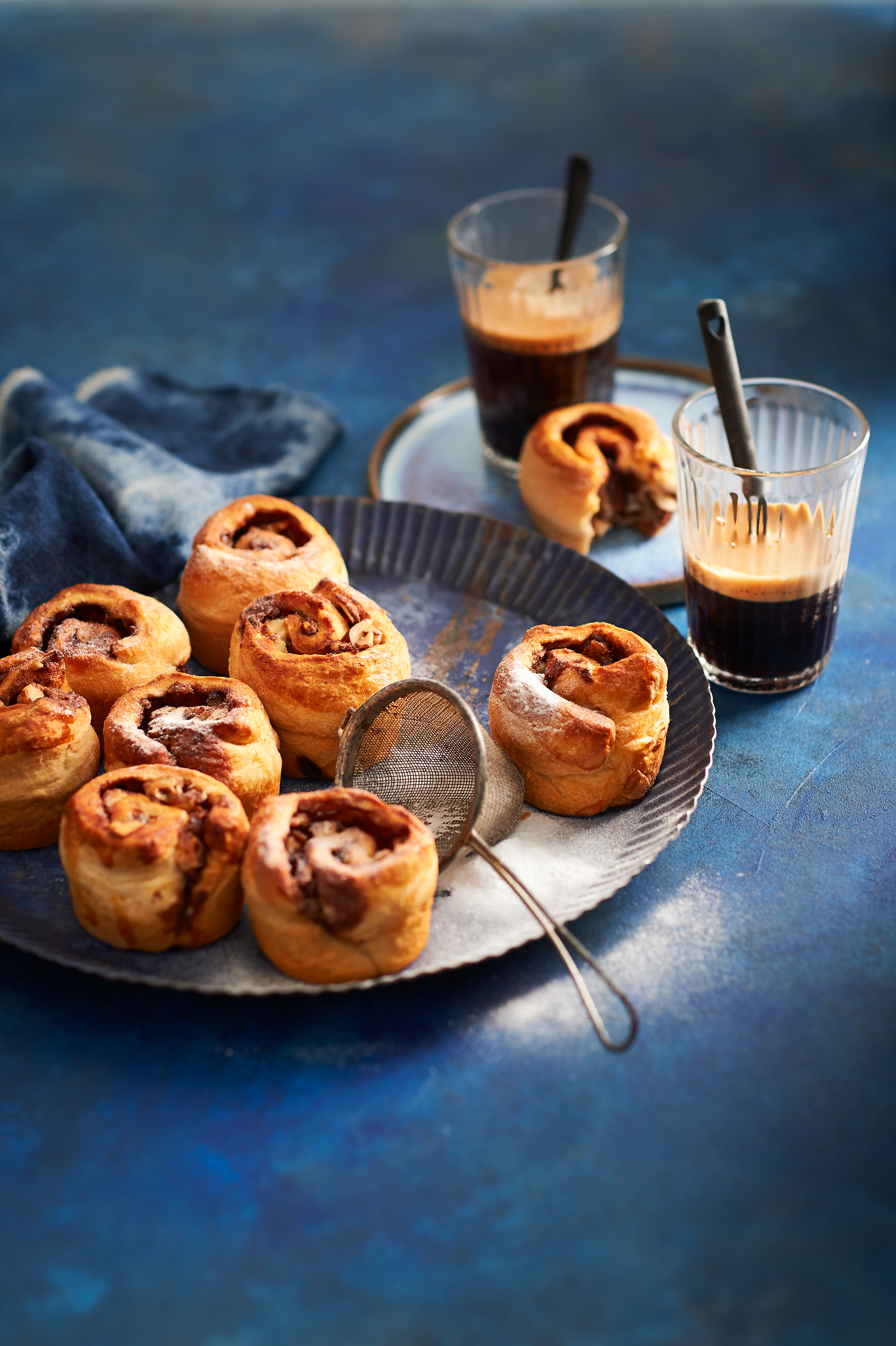 Chocolade-notenbroodjes