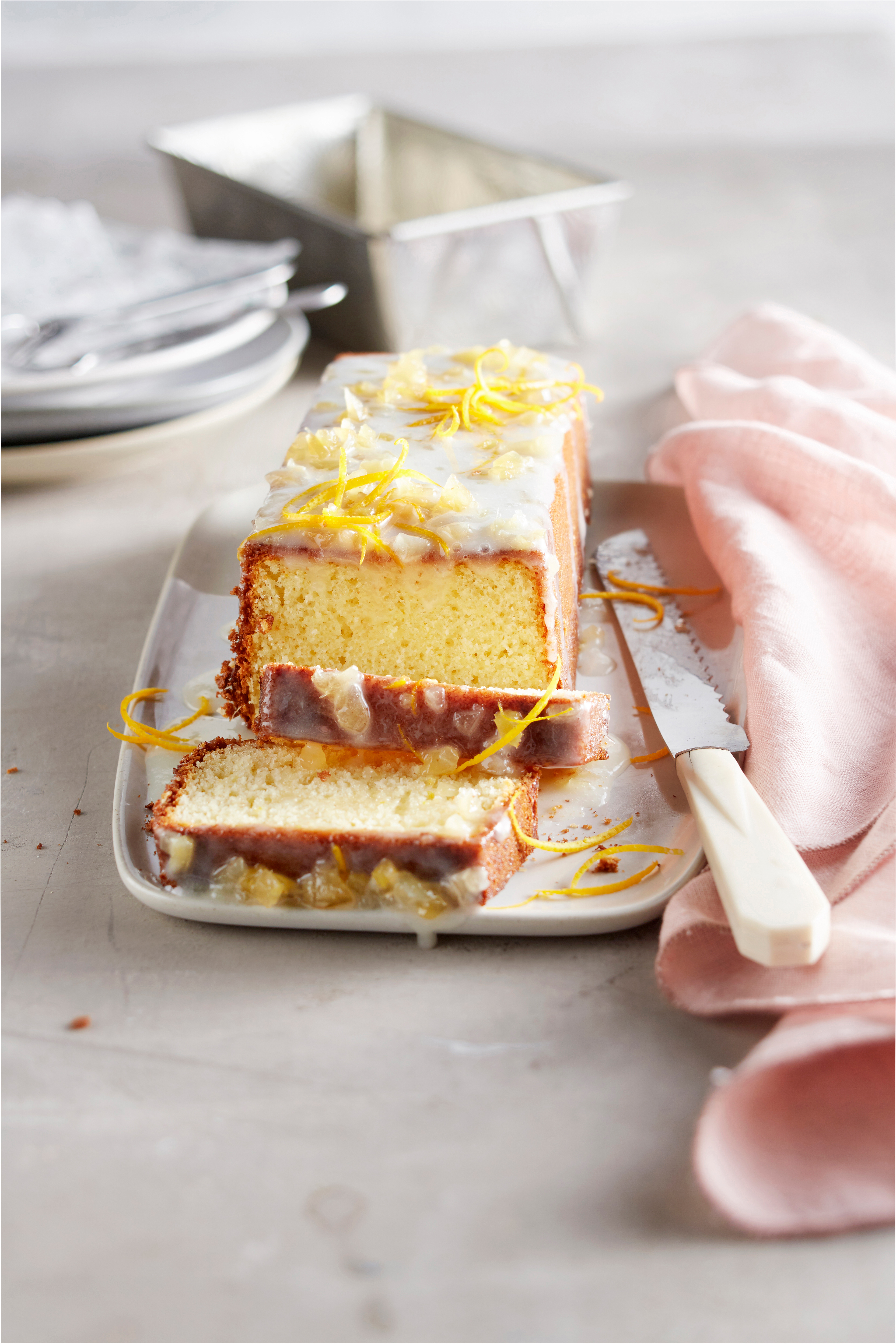 Yoghurt-gembercake met sinaasappel