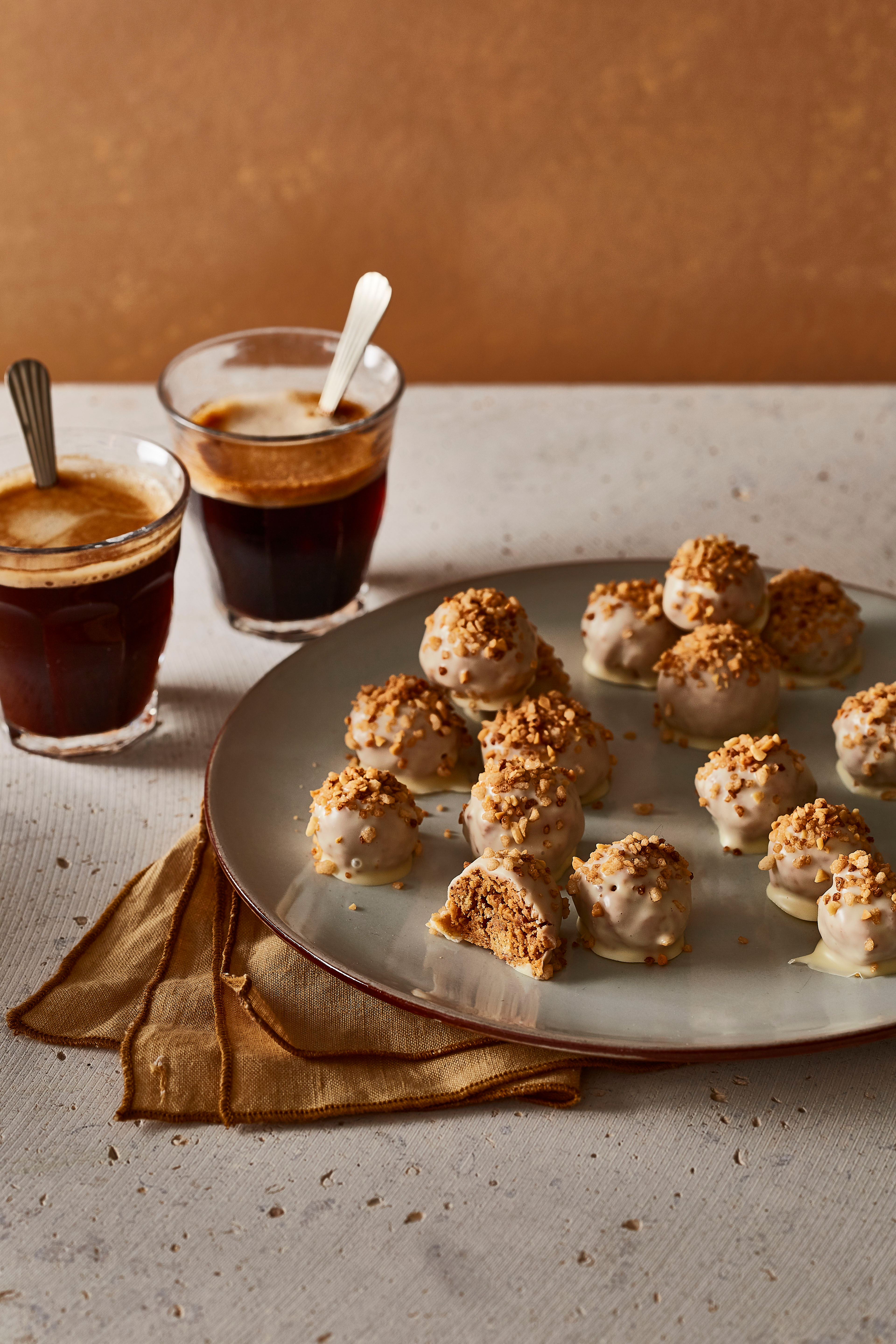 Pindakaas-chocoballetjes