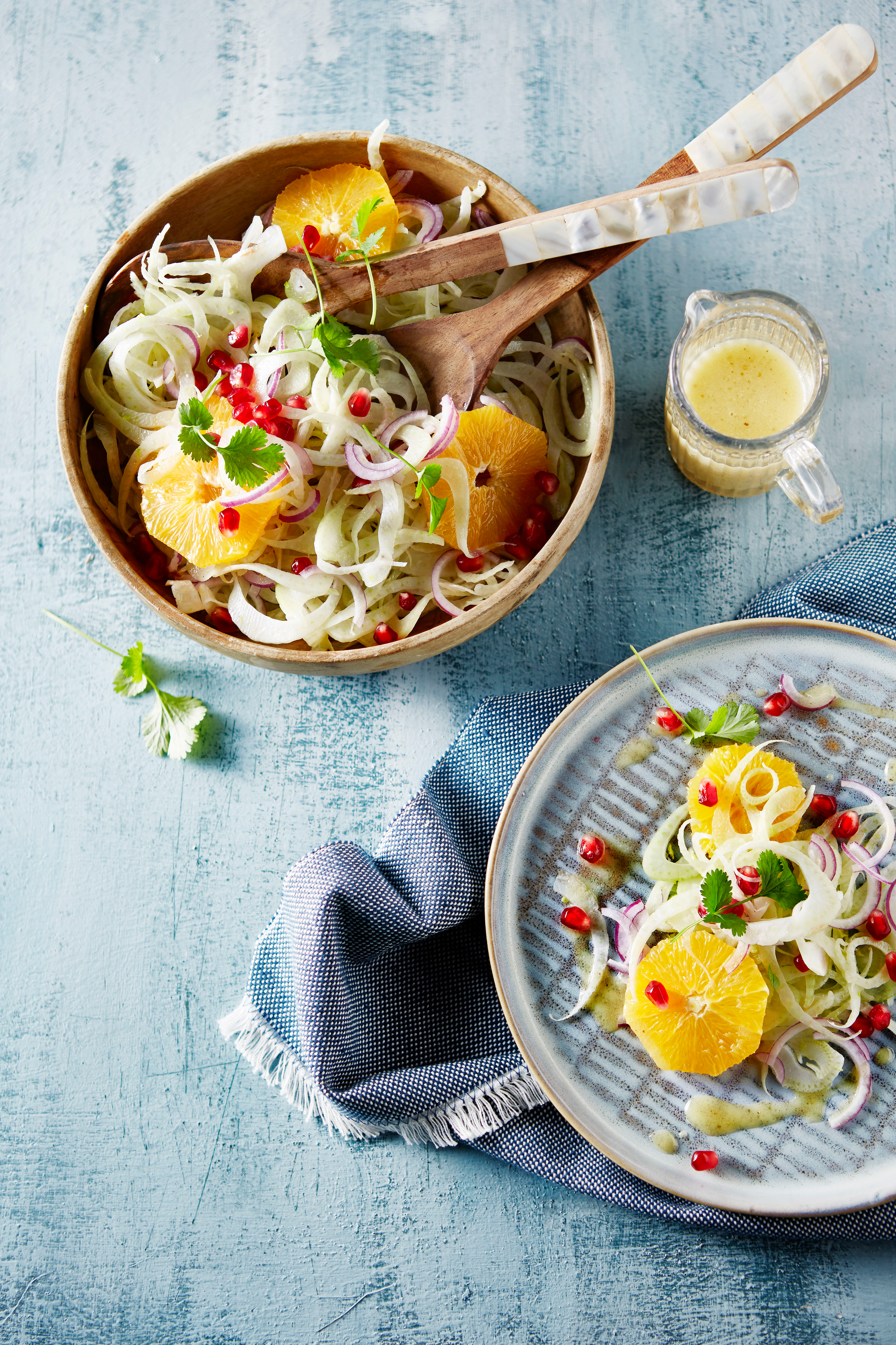 Gemarineerde venkelsalade met sinaasappel