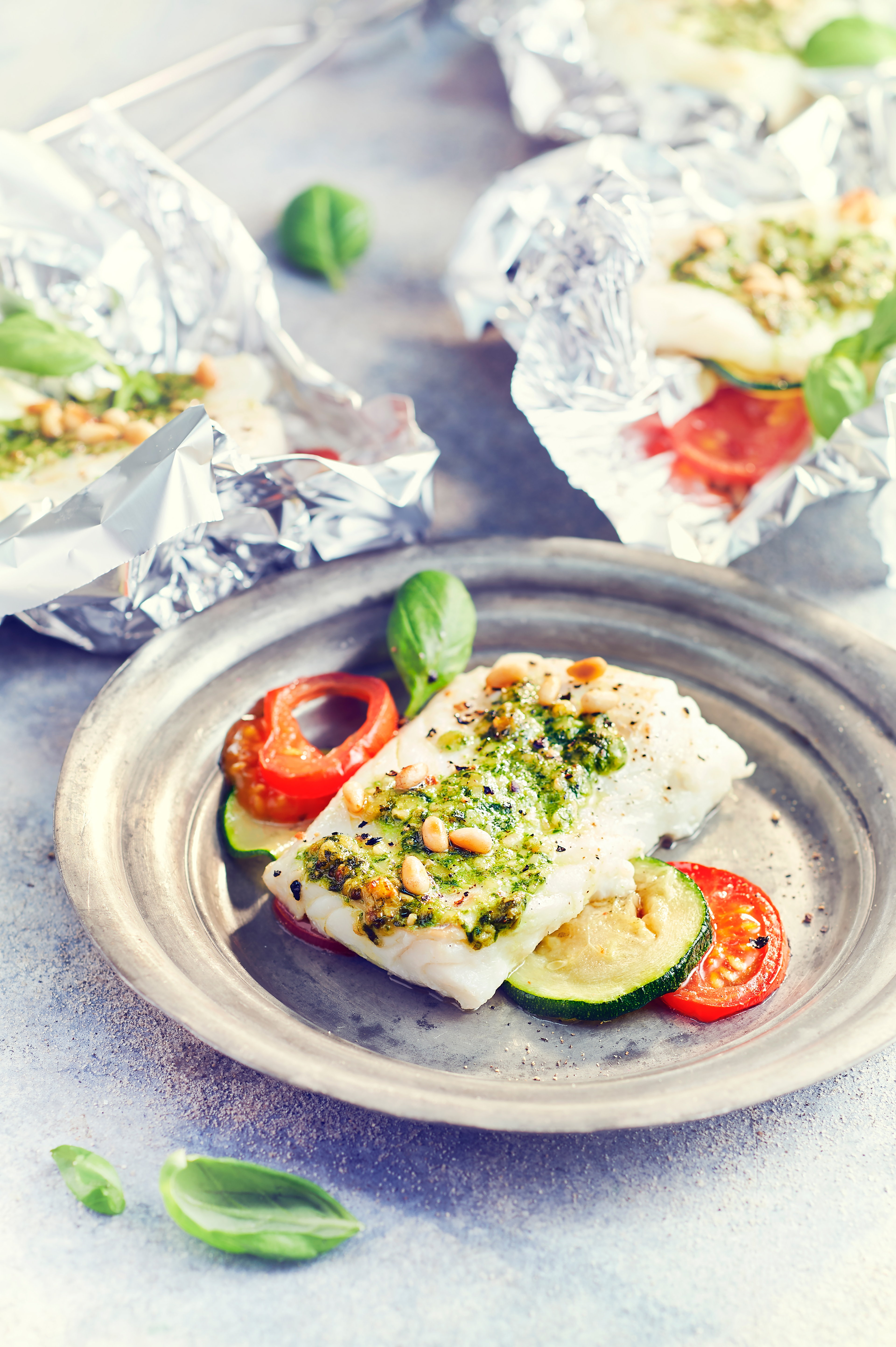 Snelle Italiaanse vispakketjes