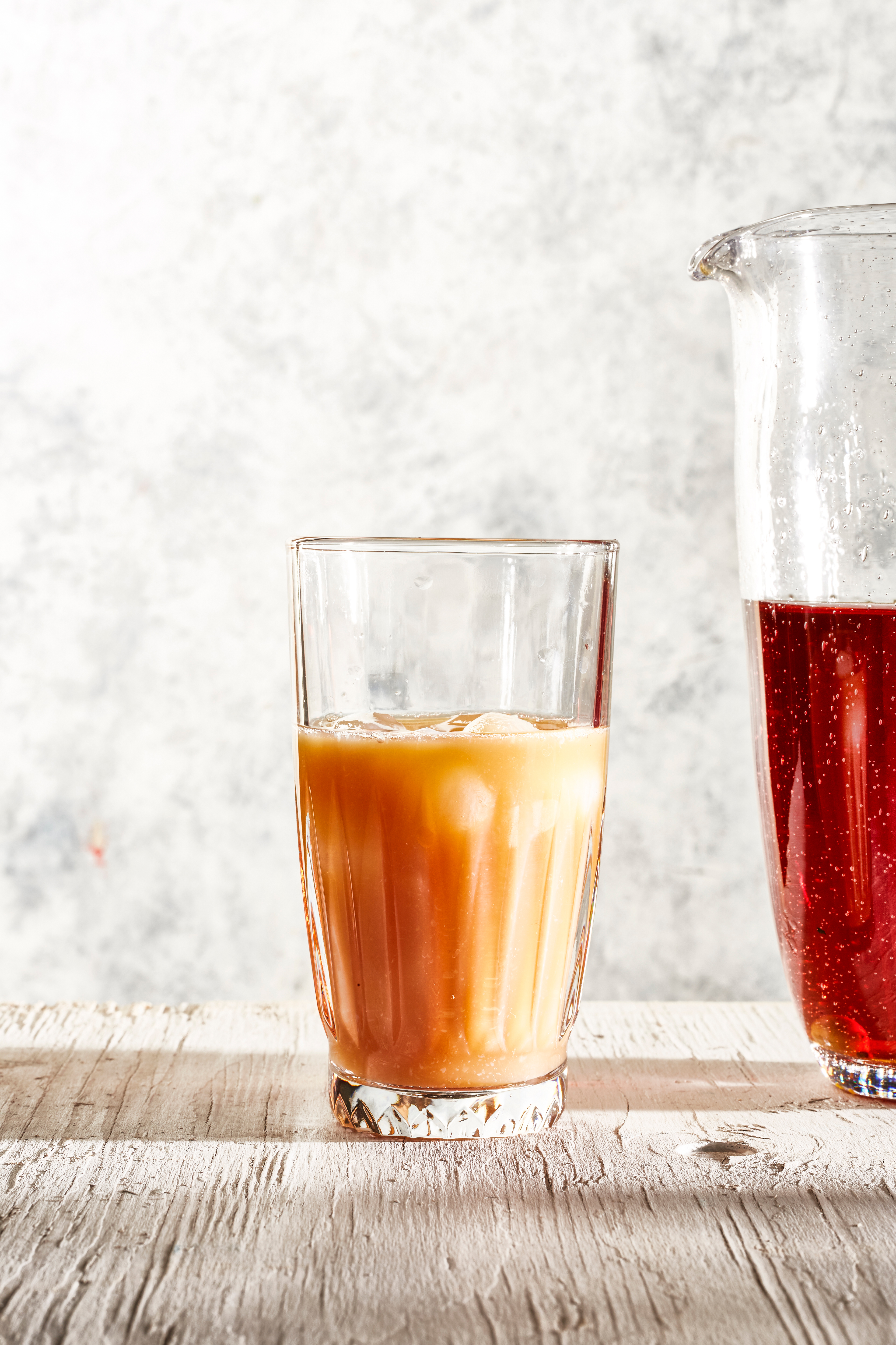 Chilled rooibos latte