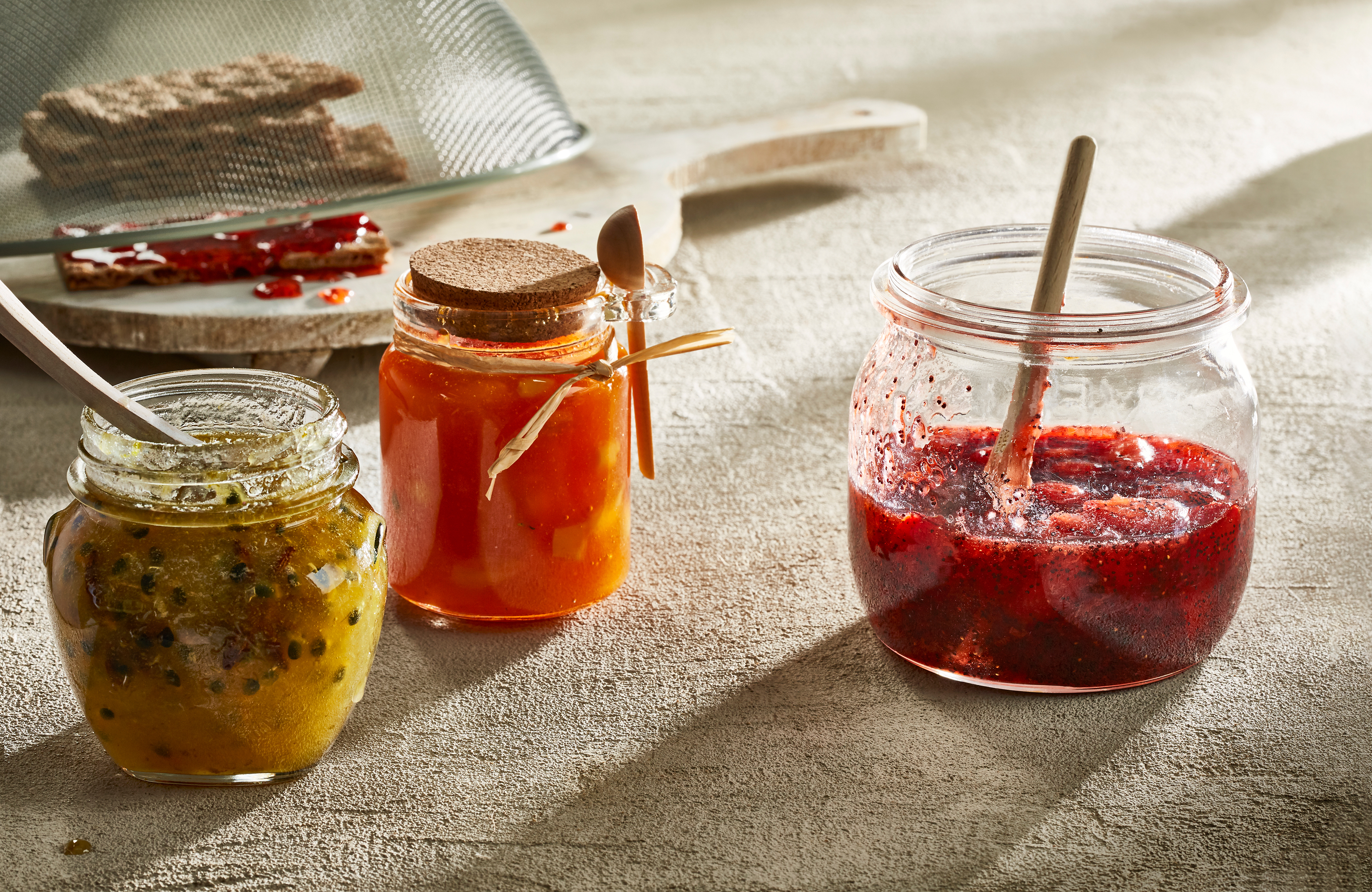 Aardbeienjam met gember en maanzaad