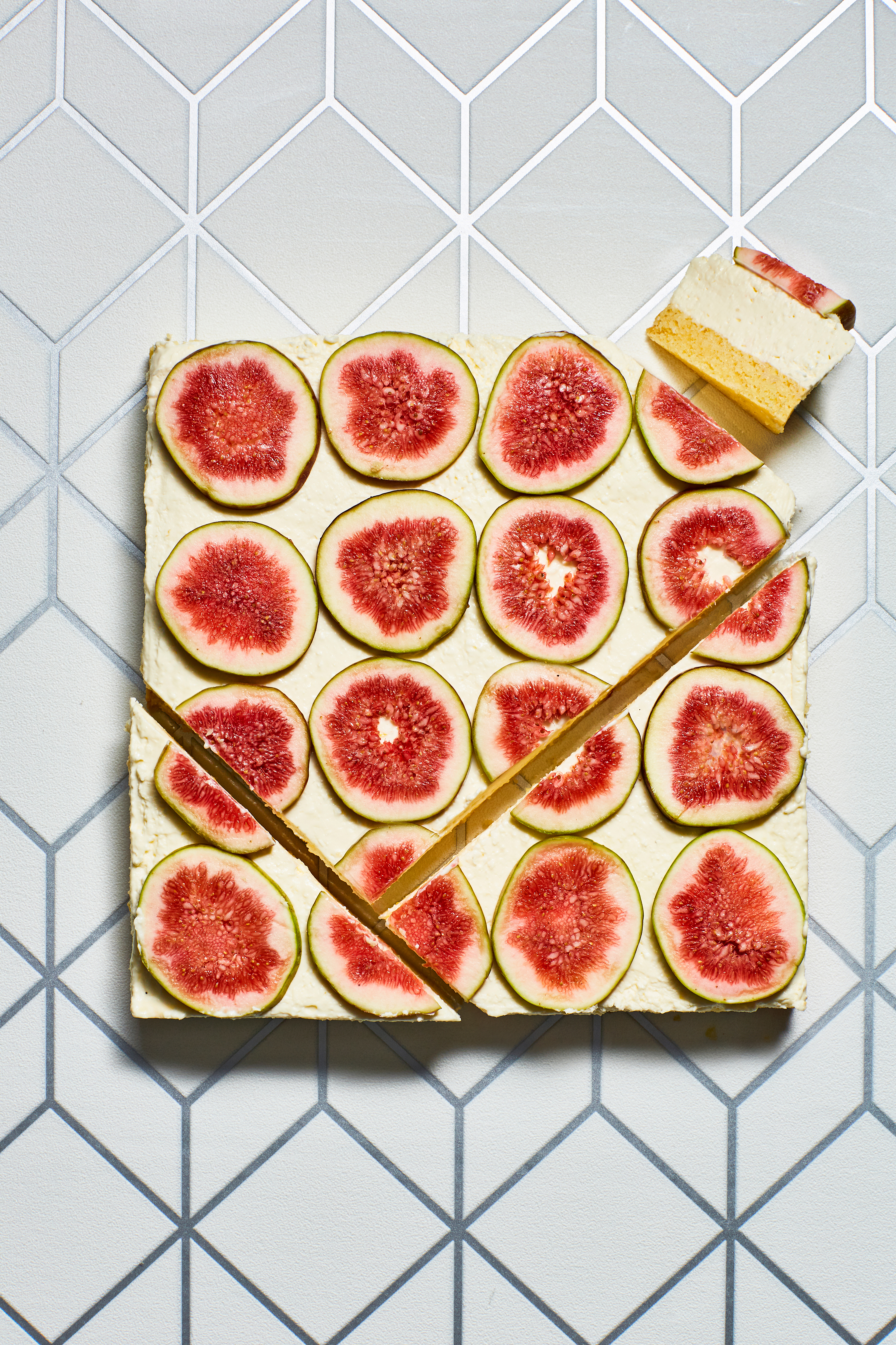 Mascarpone-cheesecake met vijgen