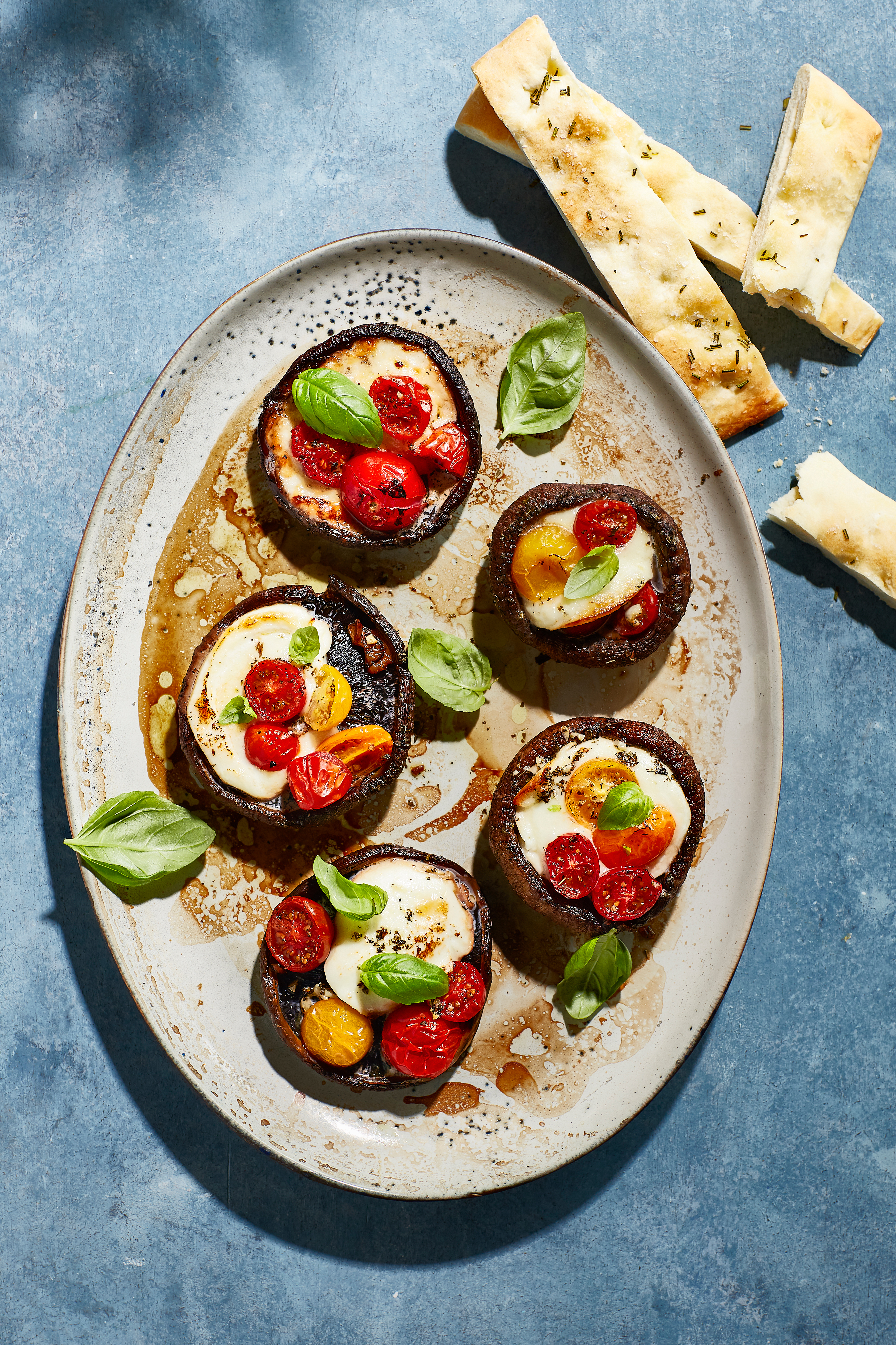 Portobello caprese