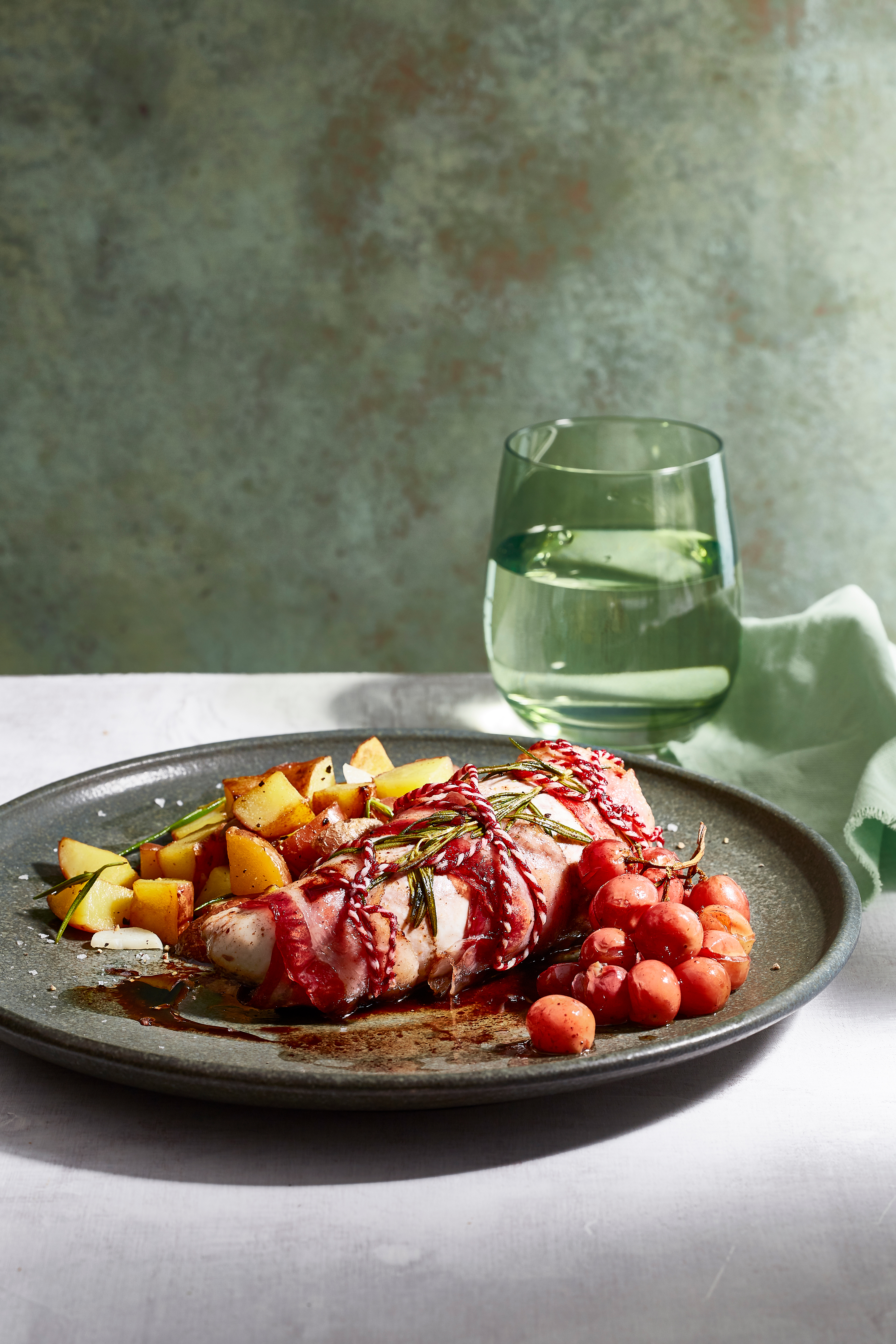 Gebraden kipfilet met druiven