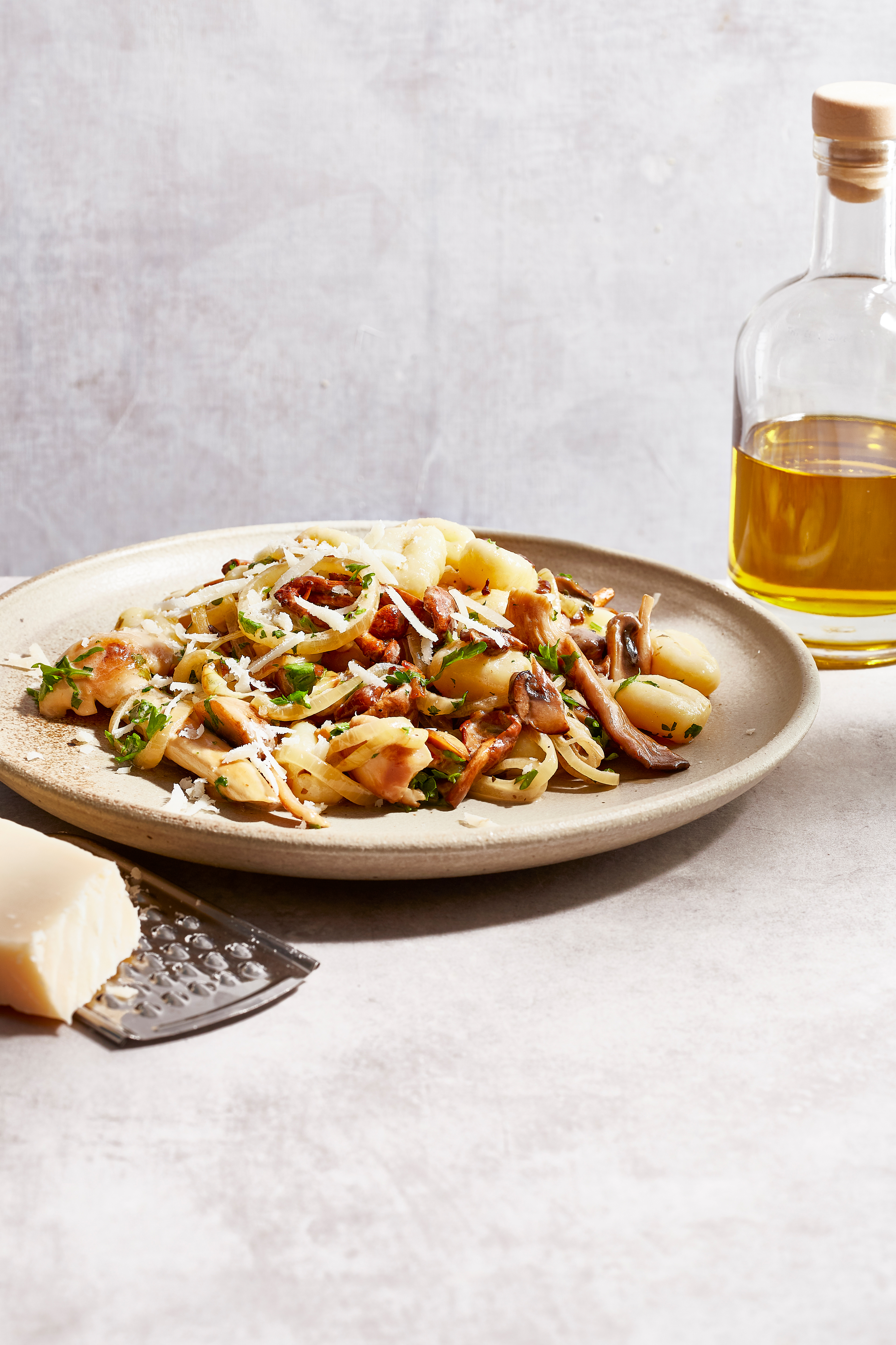 Gnocchi met paddenstoelen