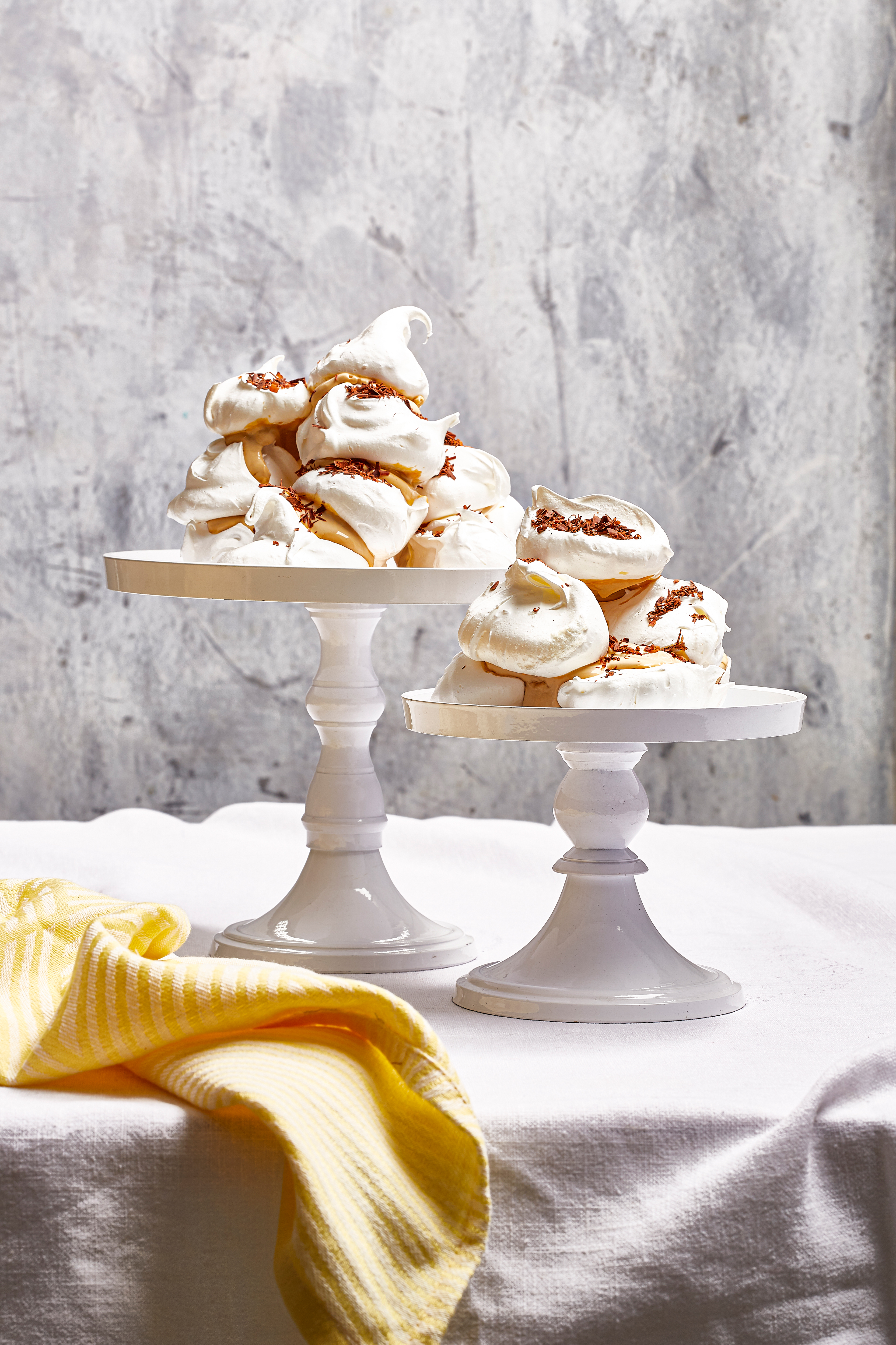 Meringata-stracciatella met espressocrème