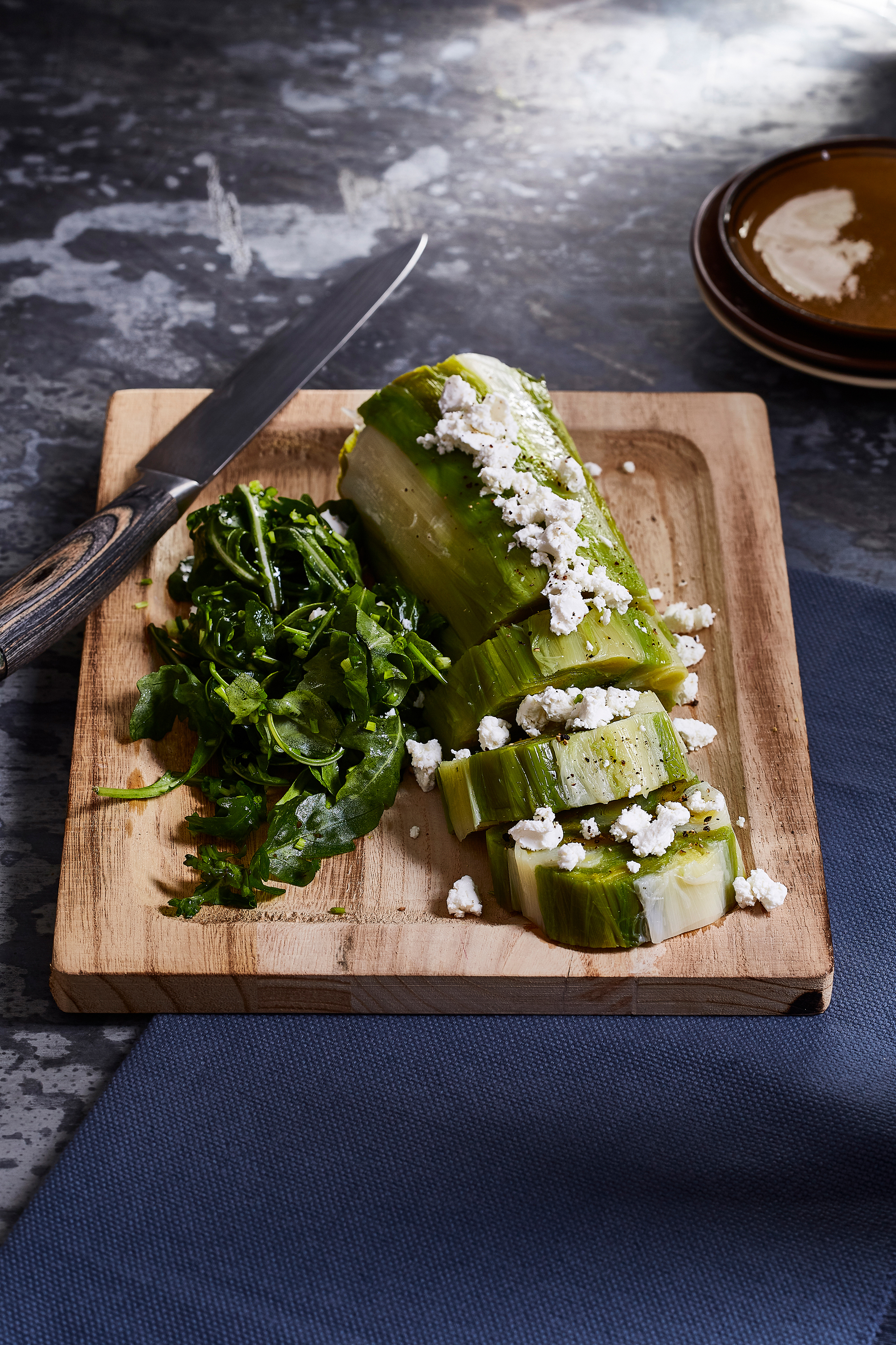 Prei-terrine met geitenkaas