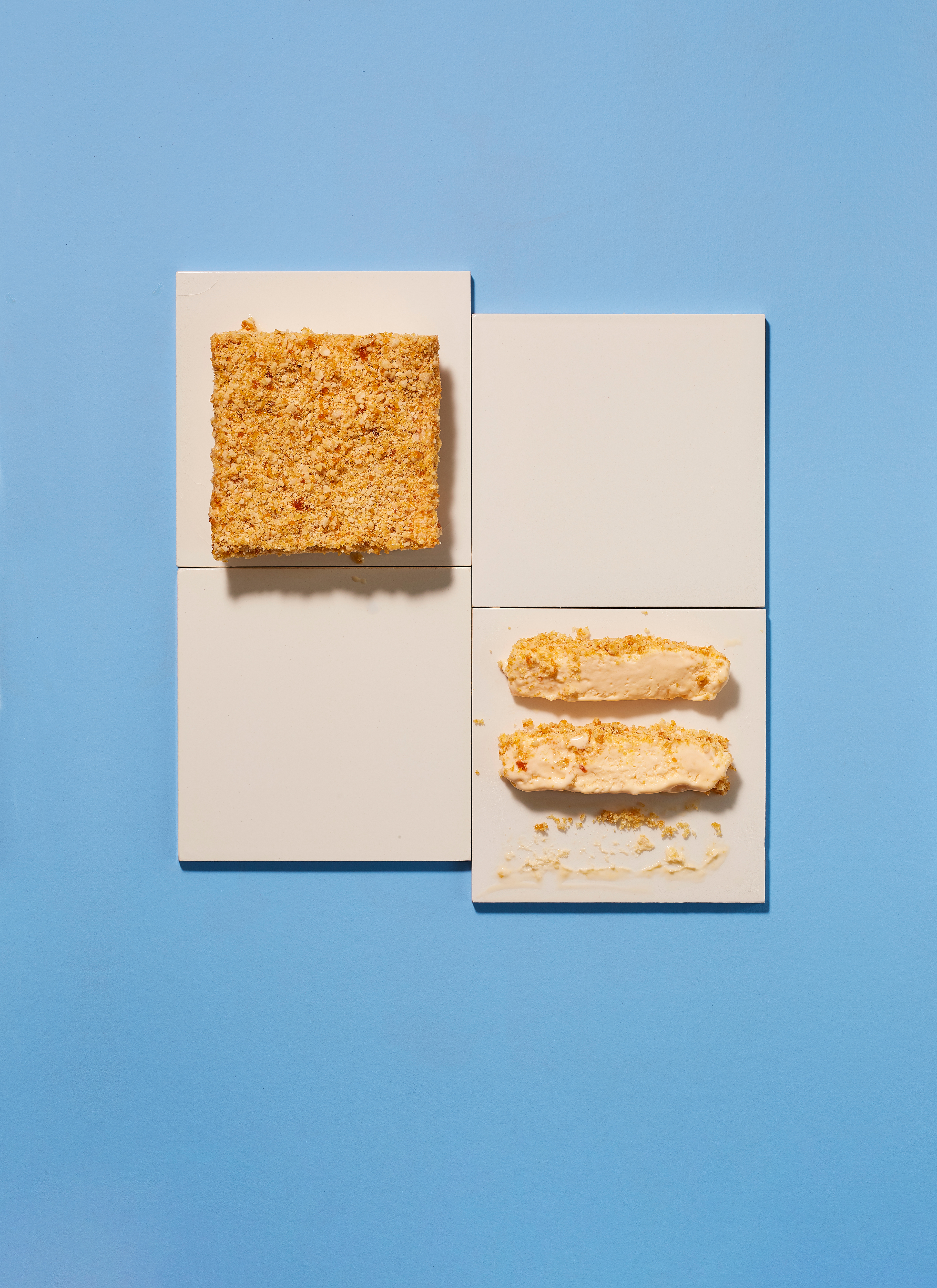 Roomparfait met hazelnoot-praliné