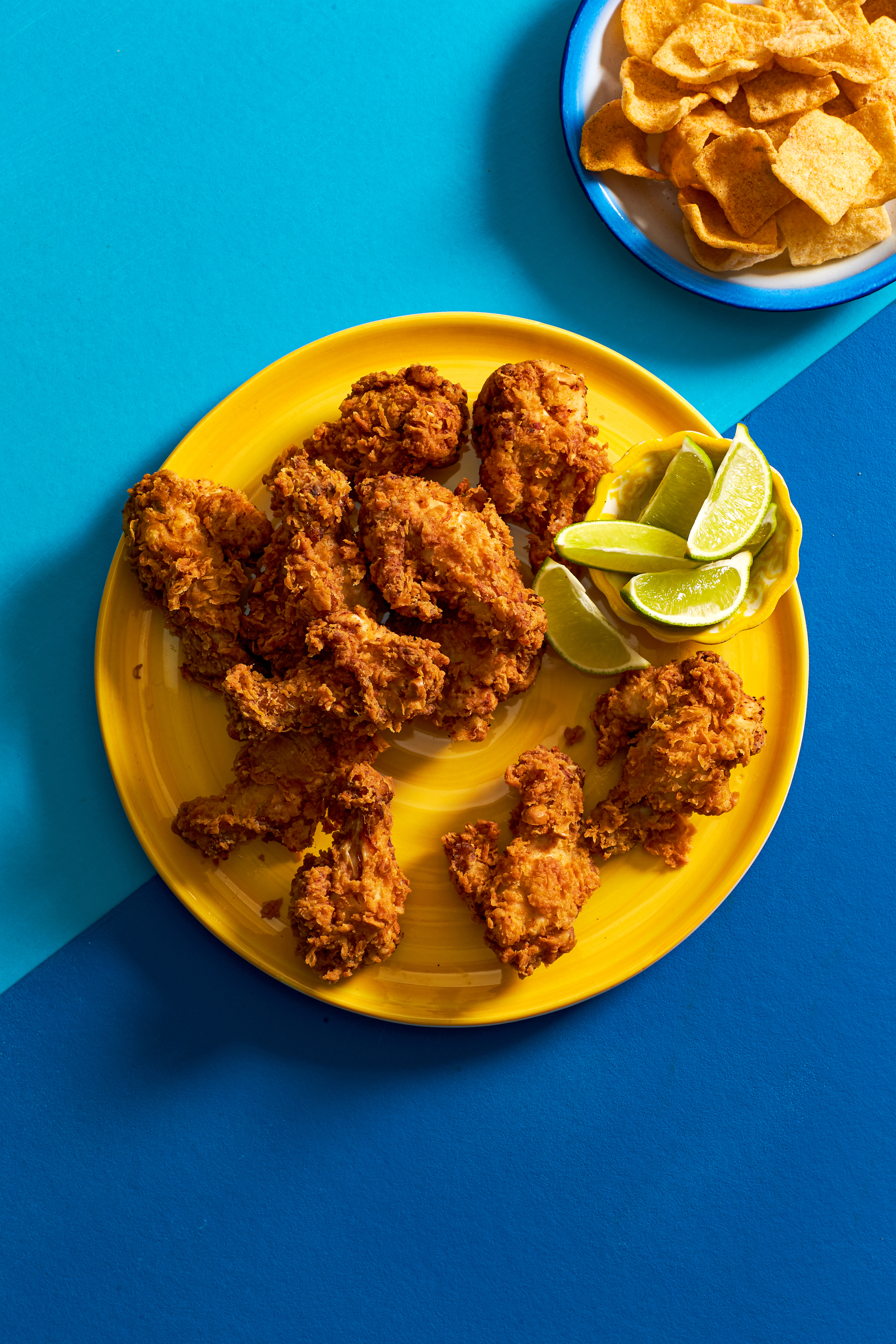 Krokante kip met pinda's