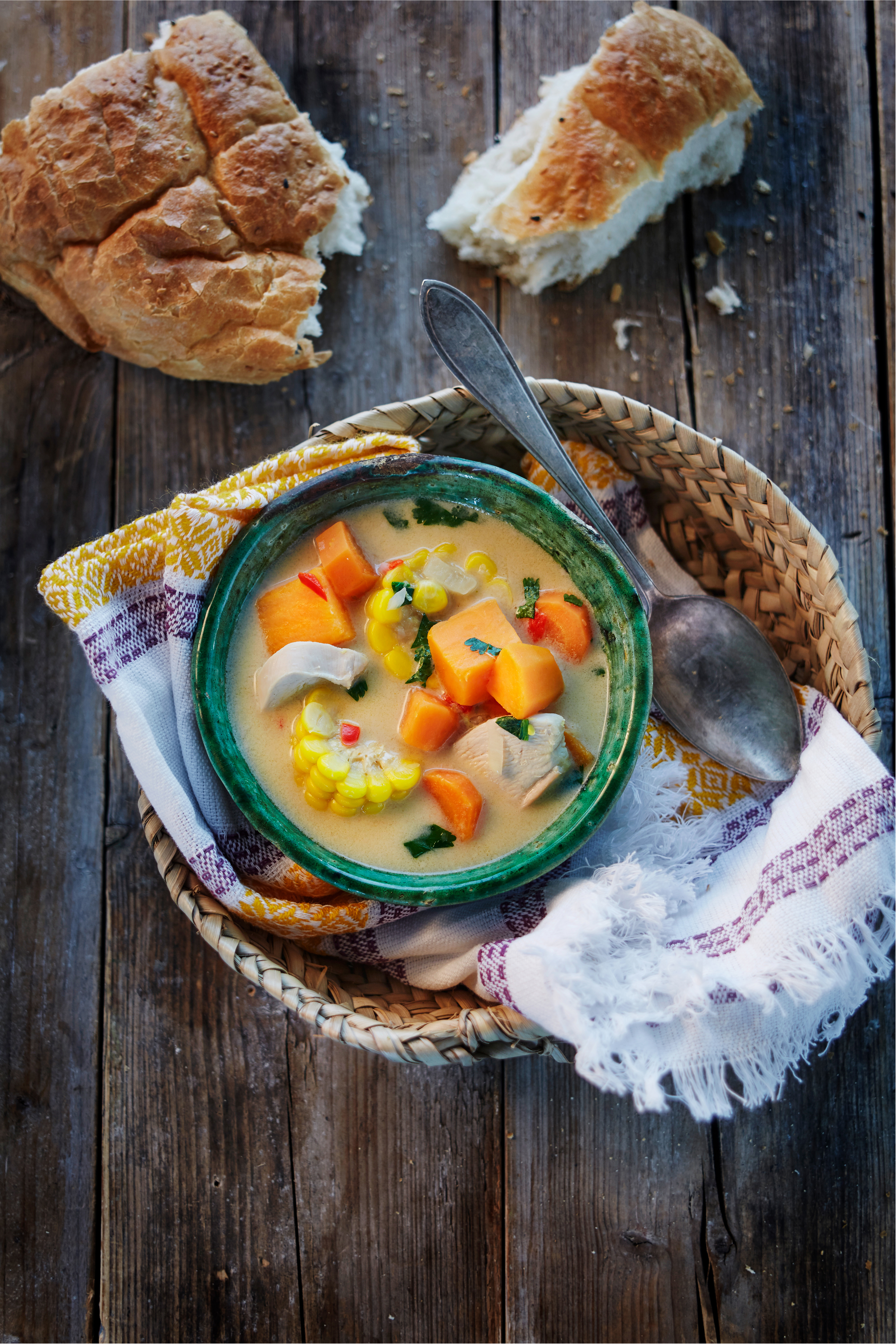 Zoete aardappelsoep uit de Caraïben