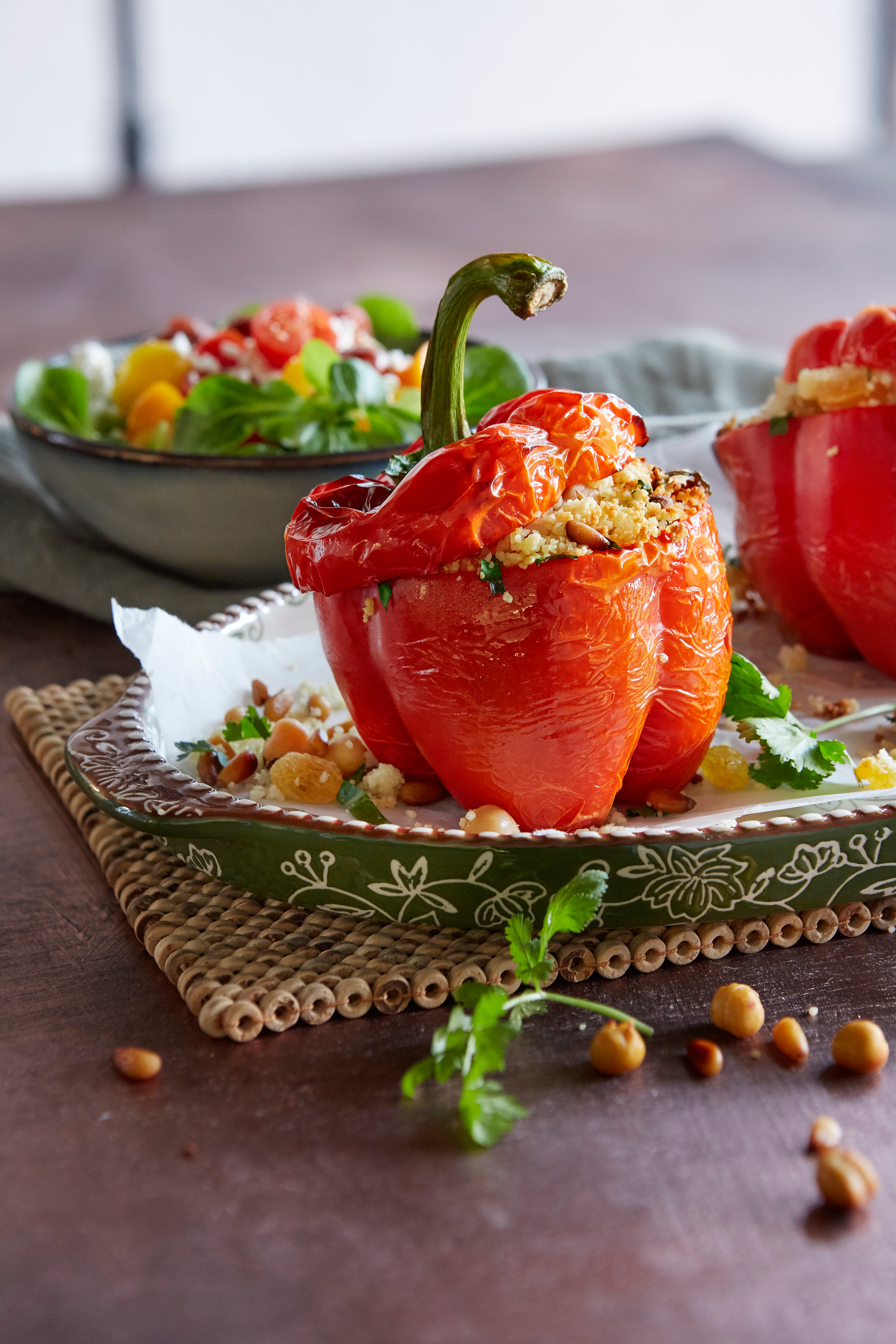 Paprika's gevuld met couscous