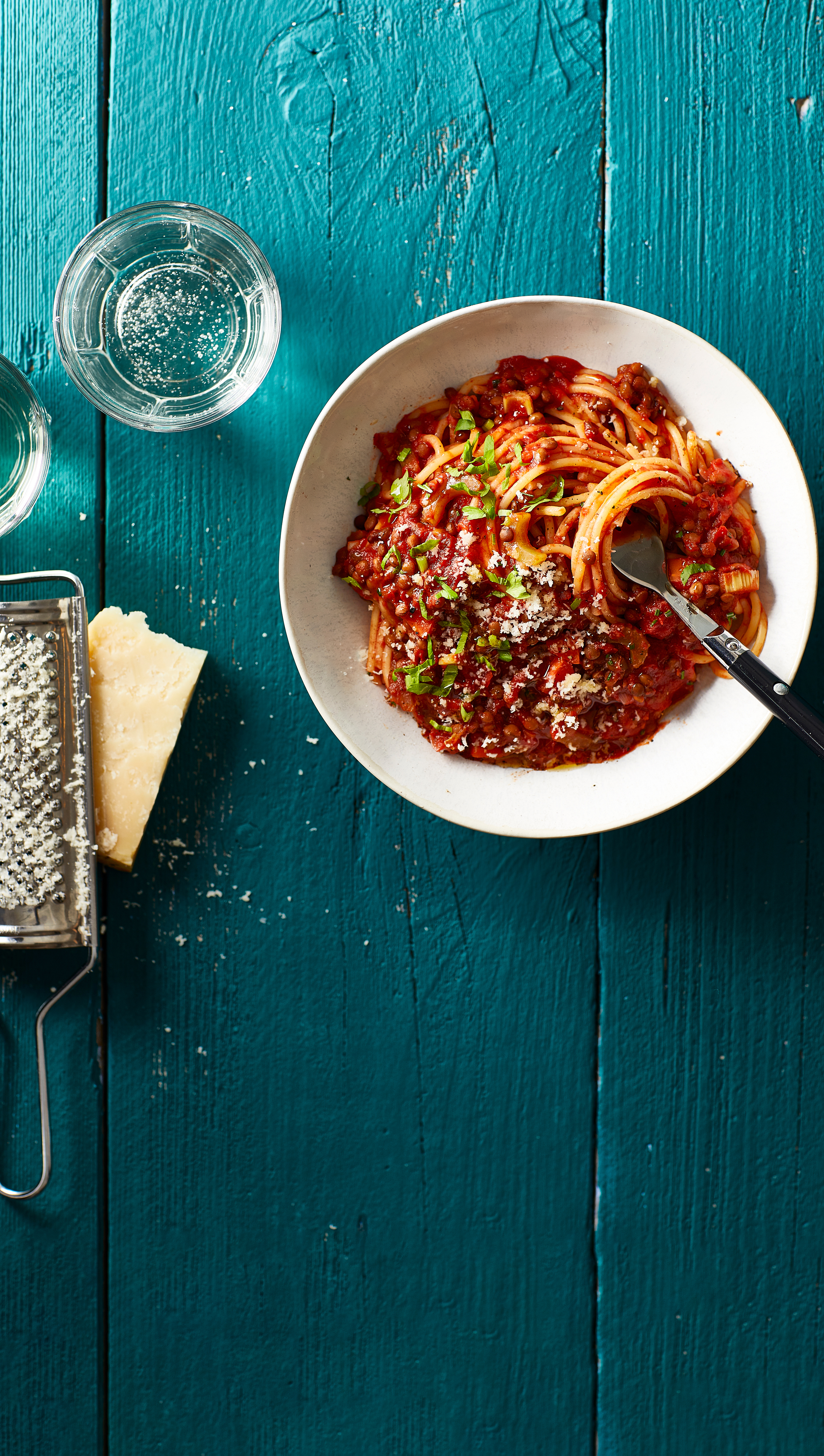 Spaghetti al ragù di verdura