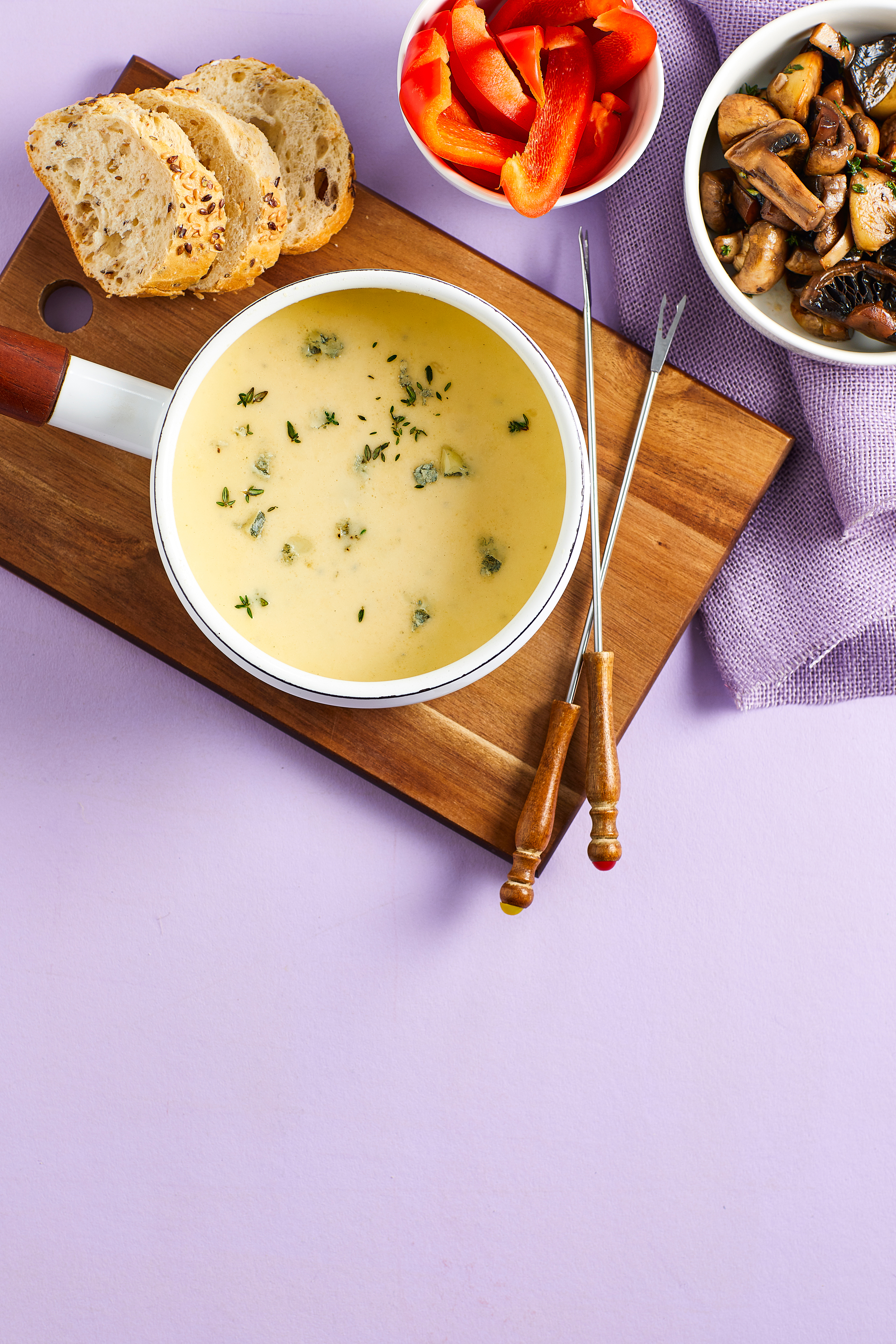 Fondue met vier kazen