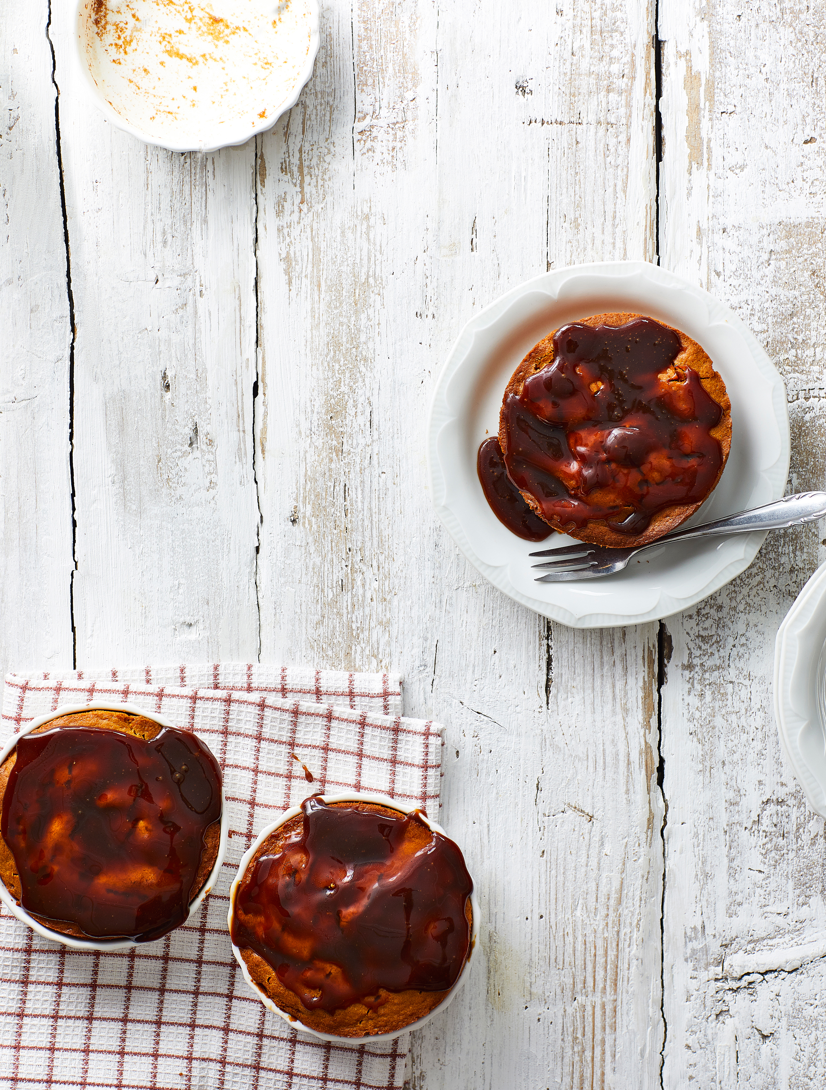 Sticky toffee pudding met dadels