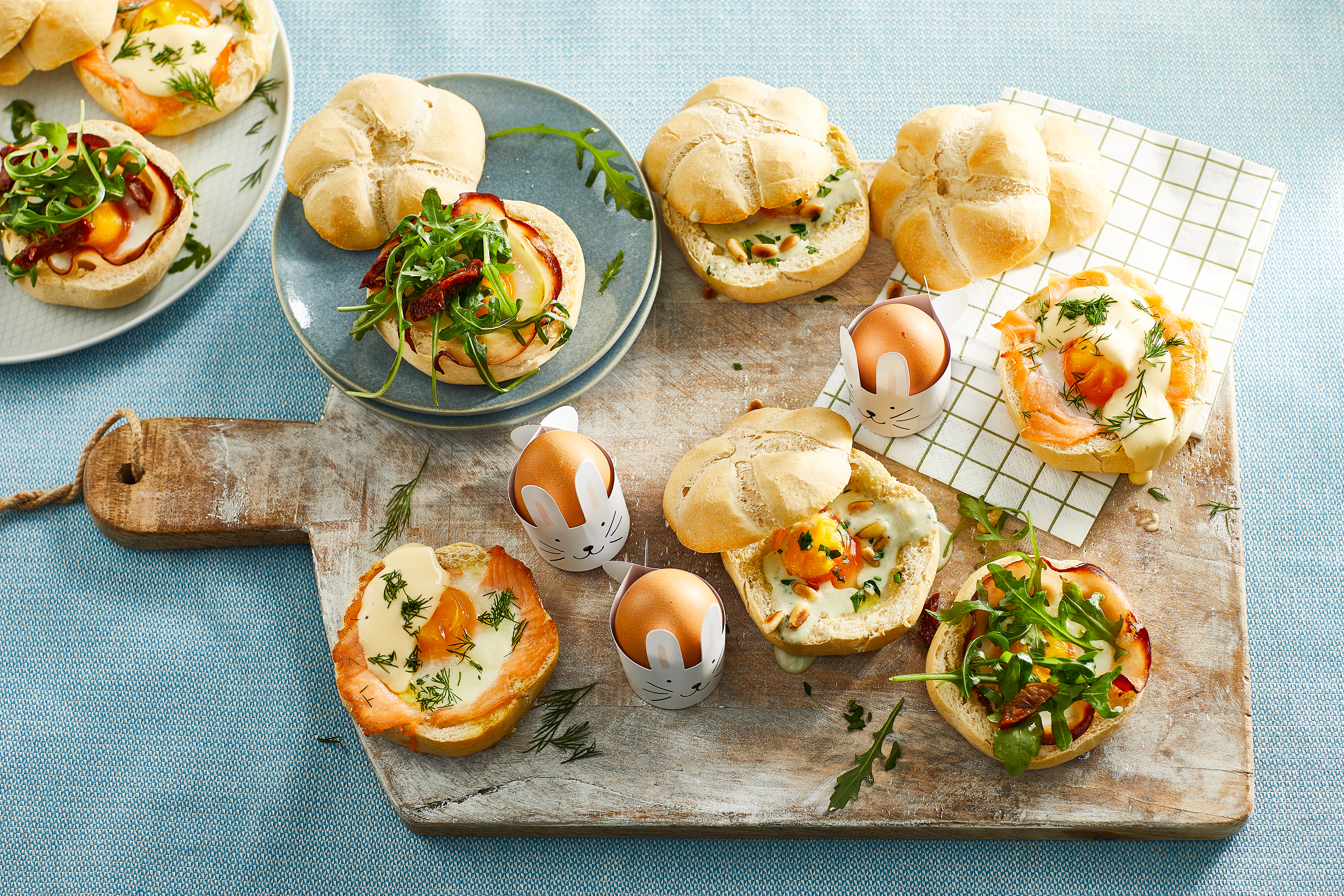 Goedgevulde eierbroodjes