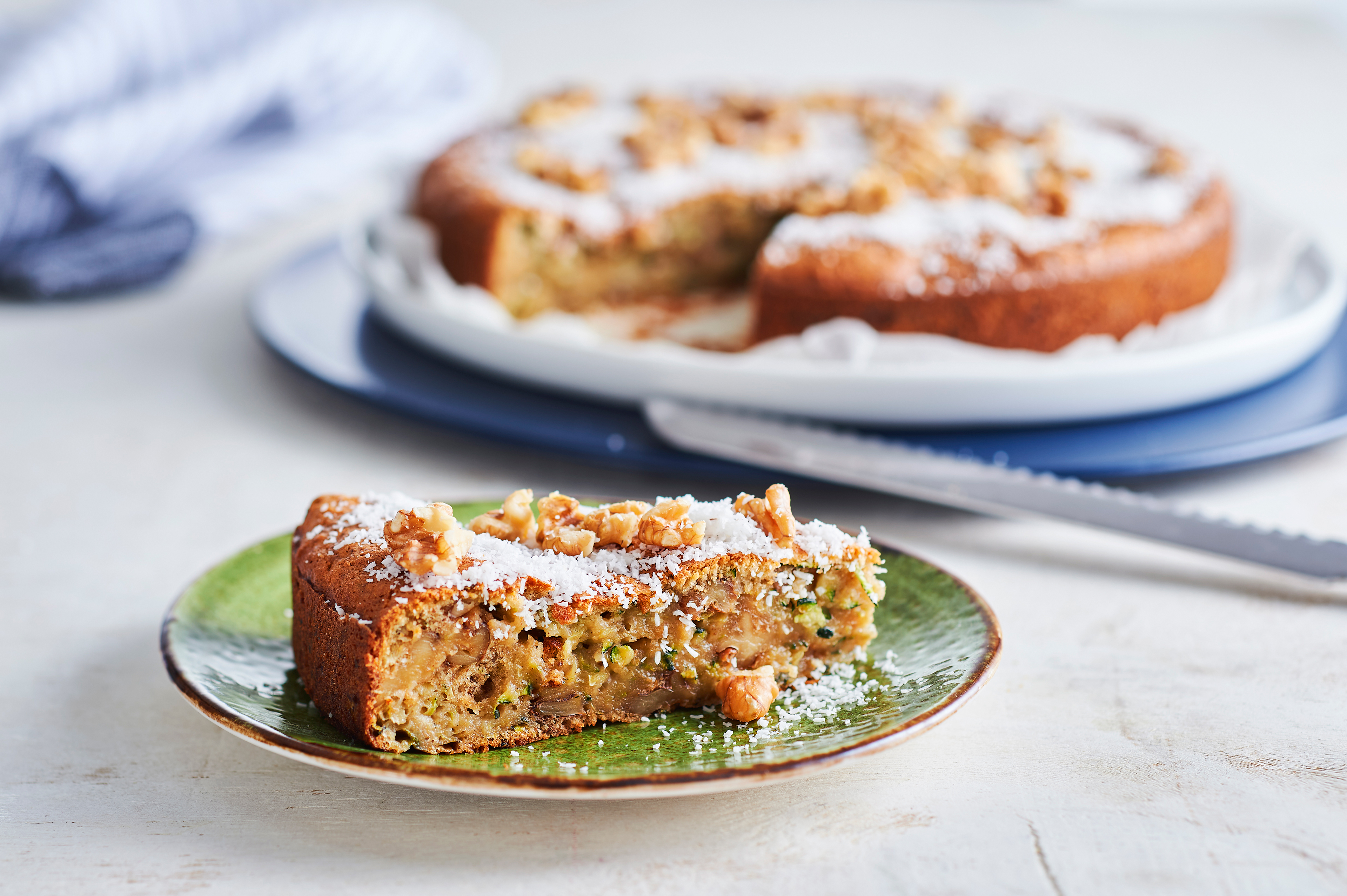 Courgette-walnotentaart