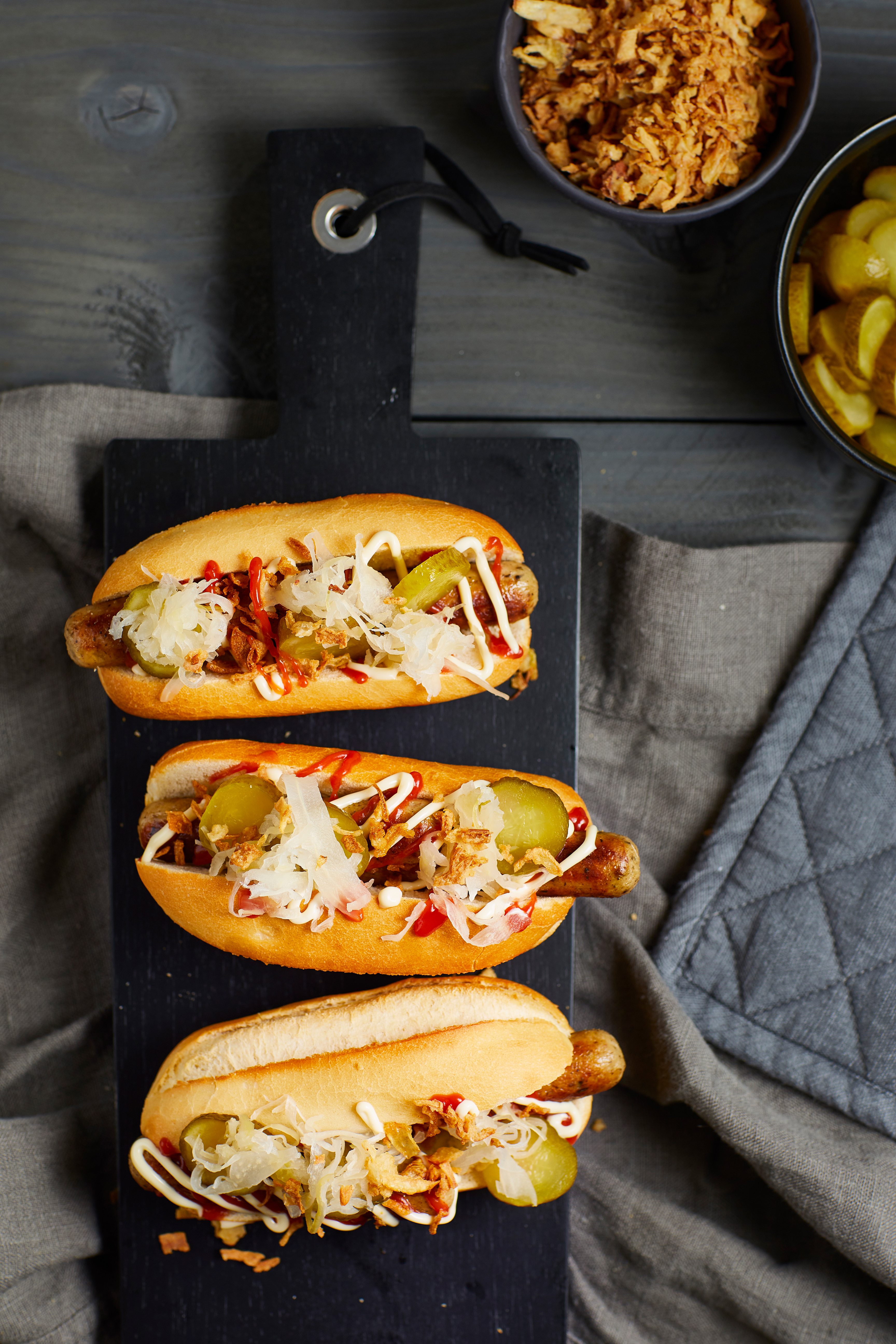 Veggie dogs all the way