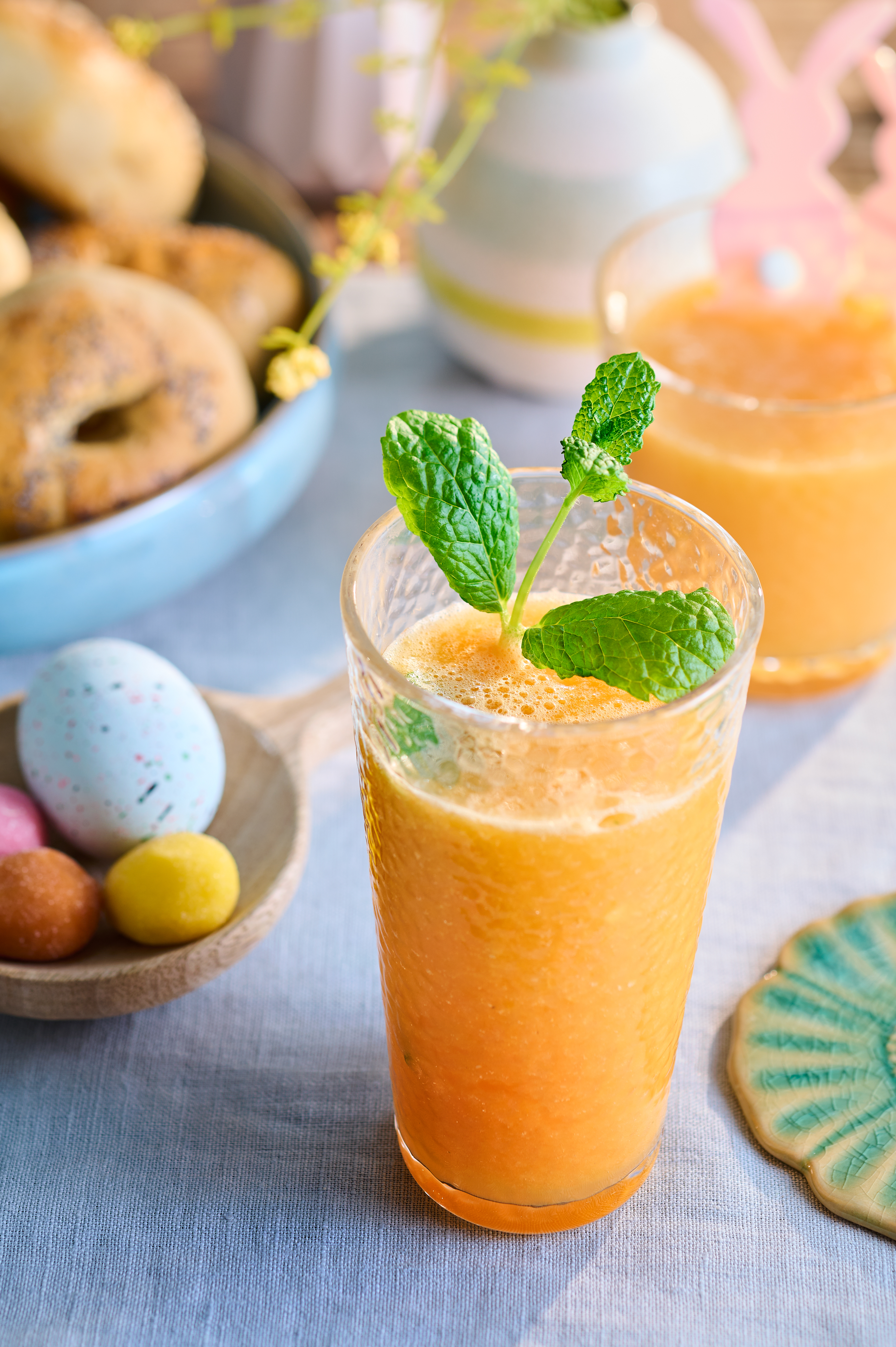 Oranje energy-smoothie