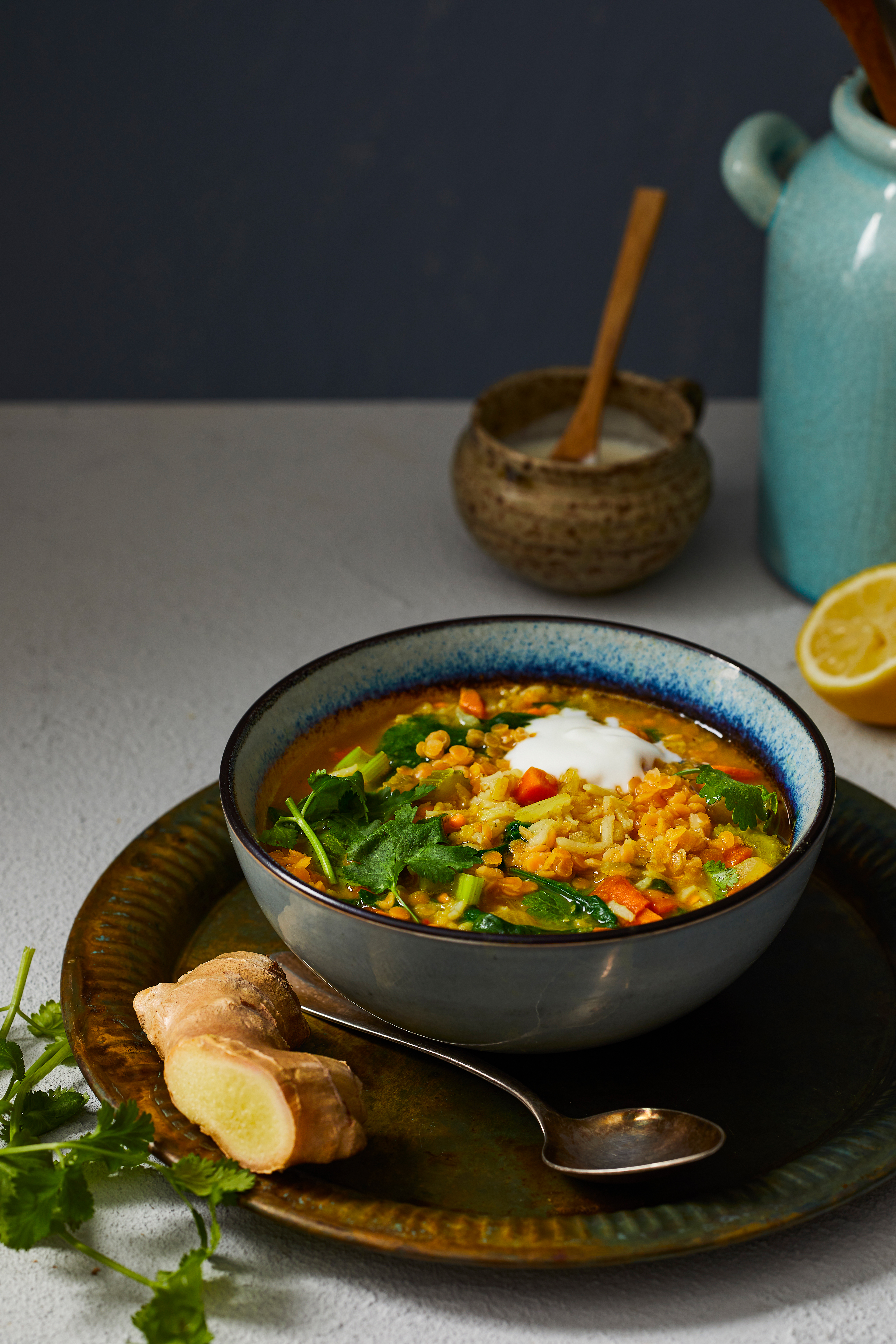 Indiase mulligatawny soep