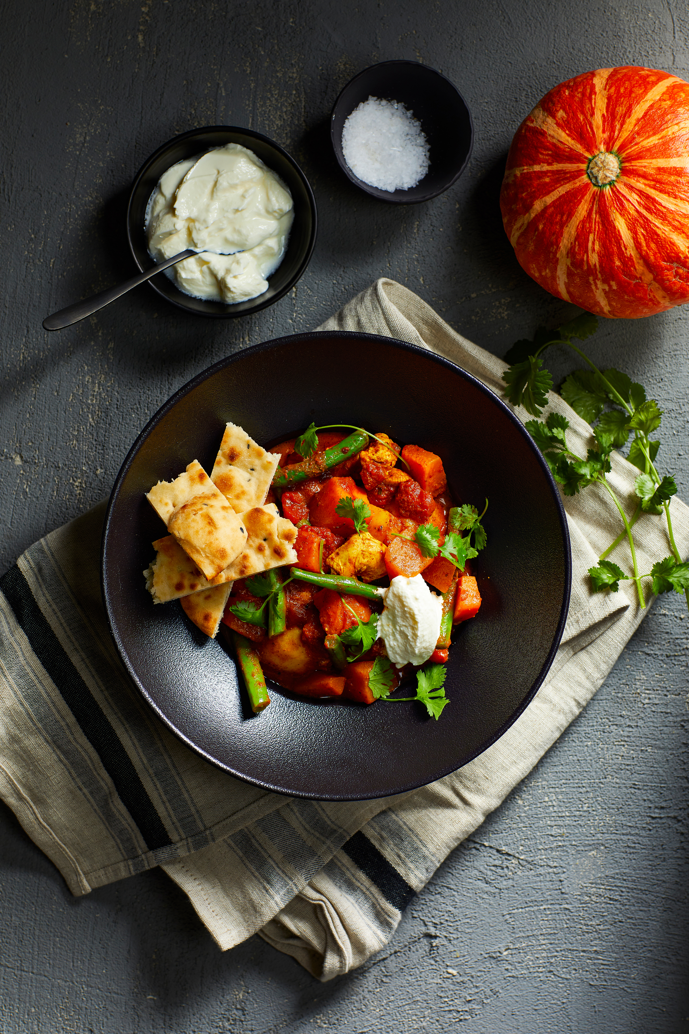 Indiase pompoencurry