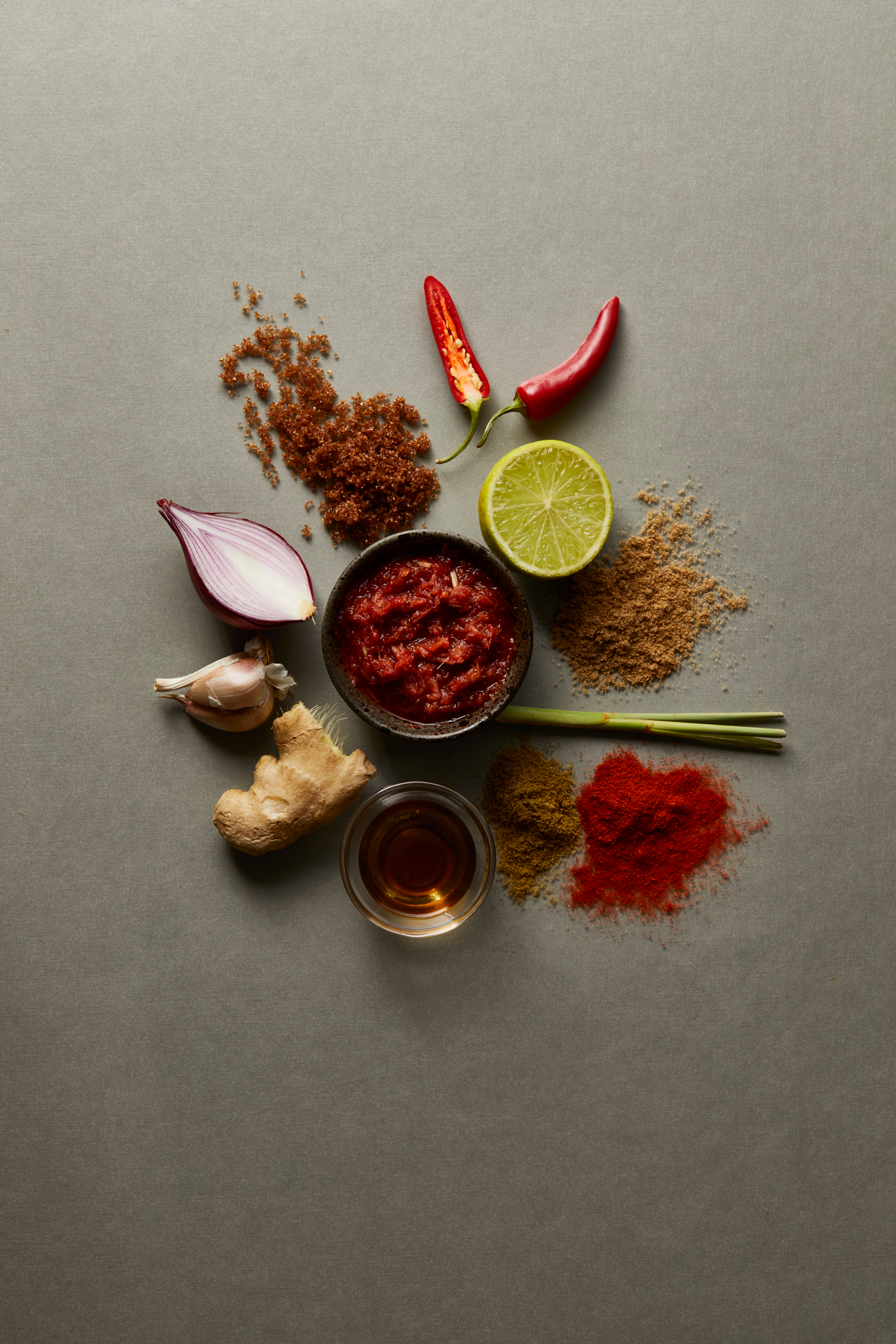 Rode Thaise currypasta