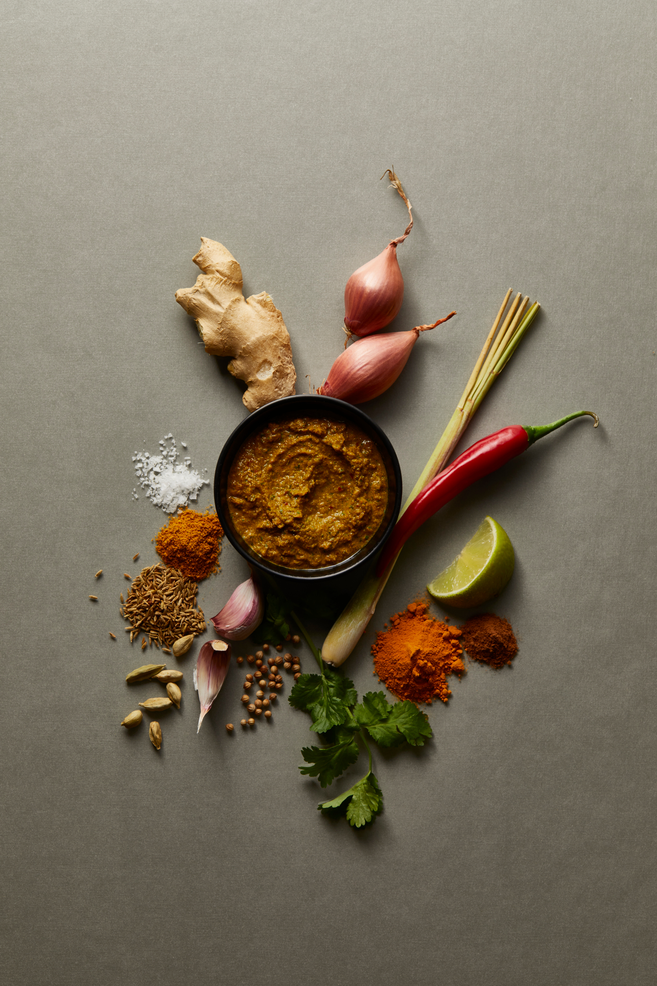 Gele Thaise currypasta