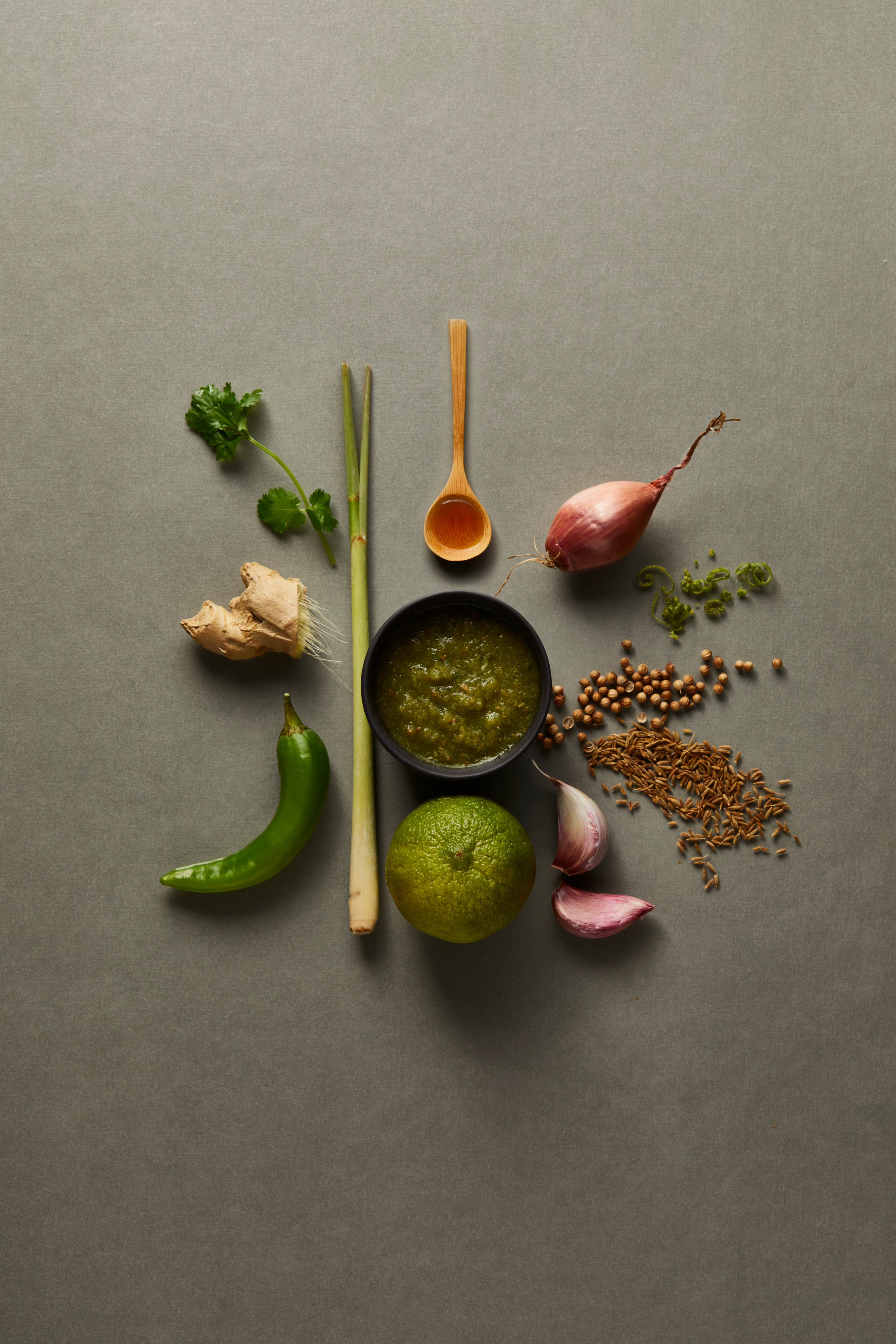 Groene Thaise currypasta