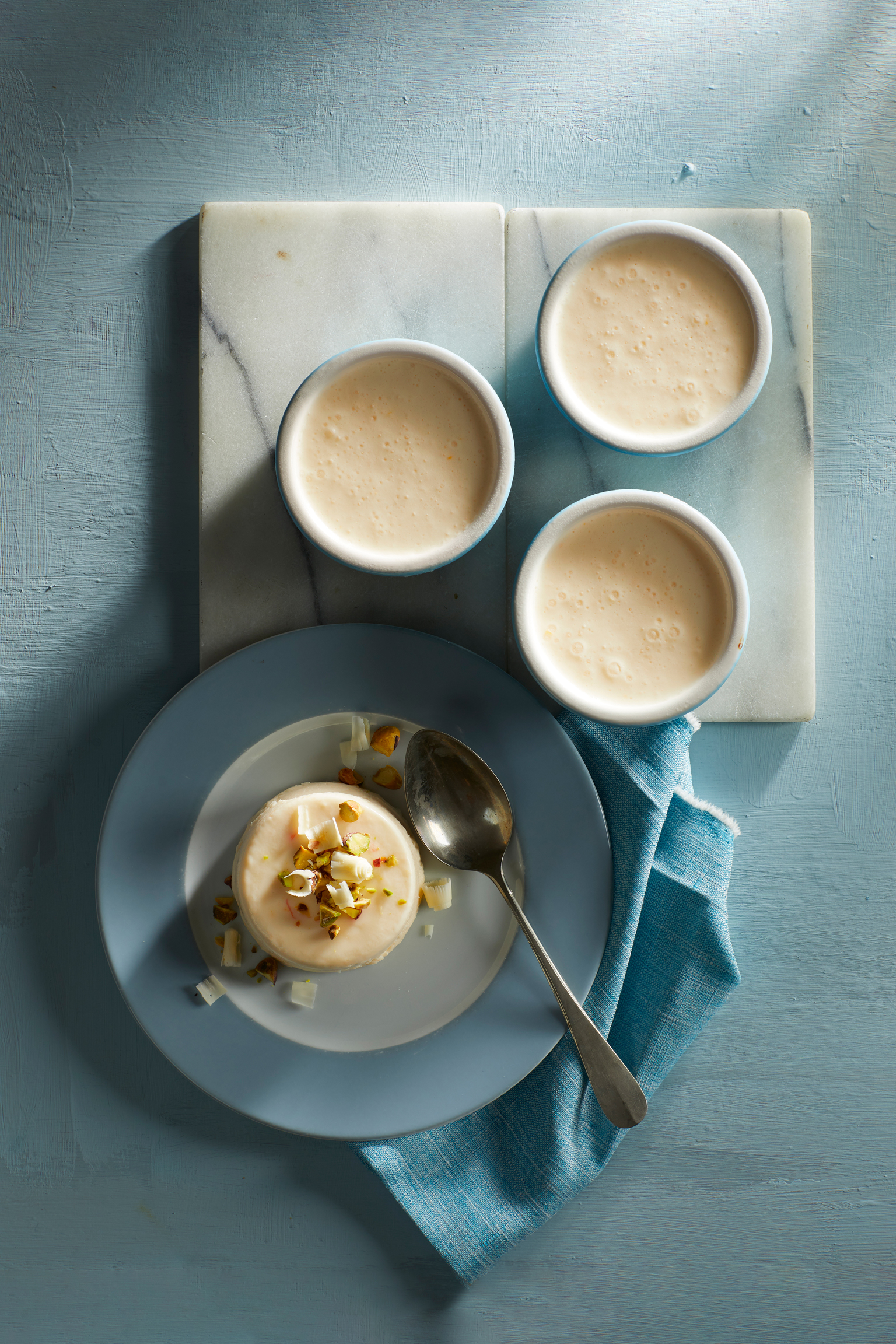 Grapefruitpudding met pistache