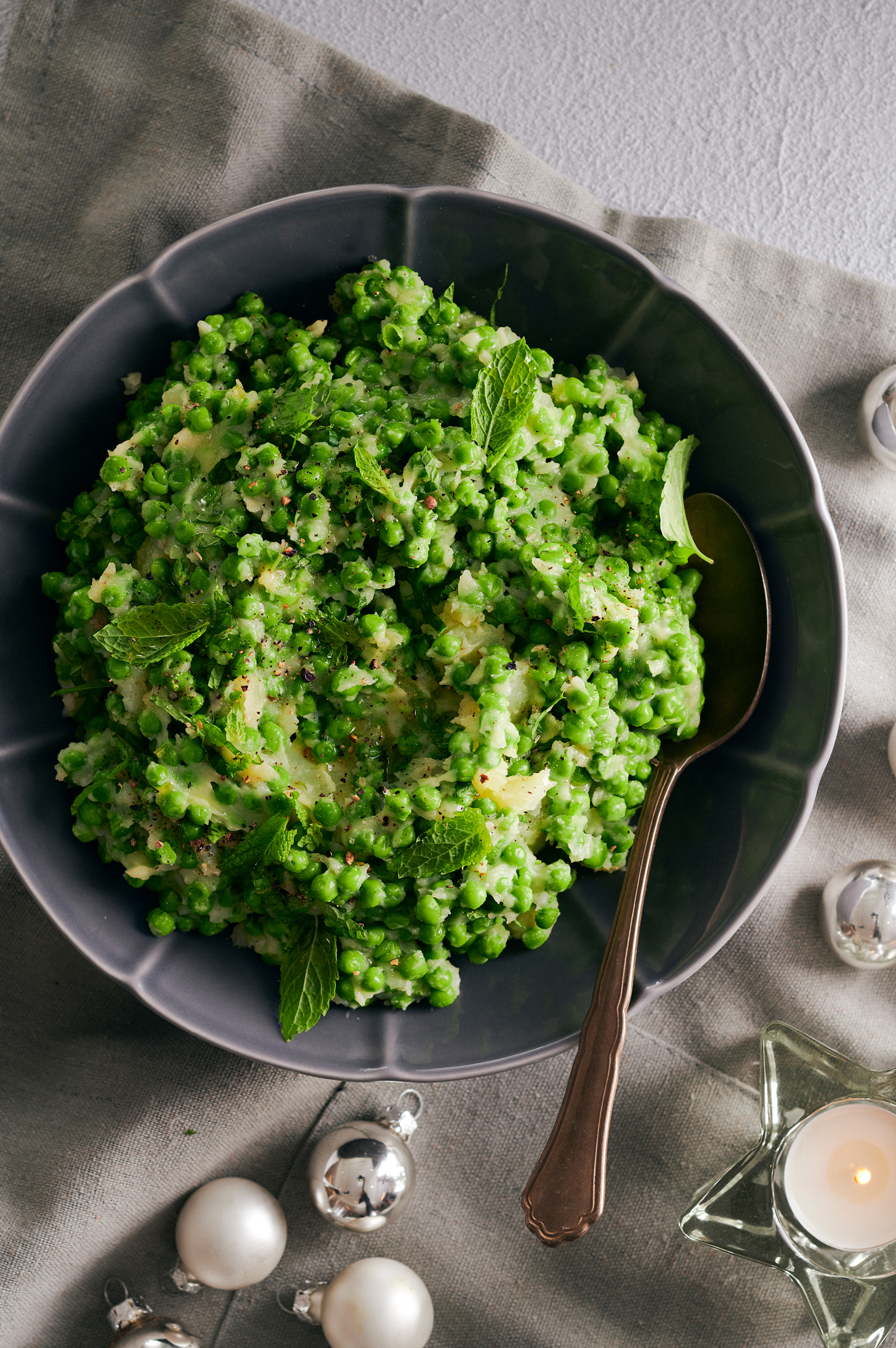 Frisse doperwtenpuree