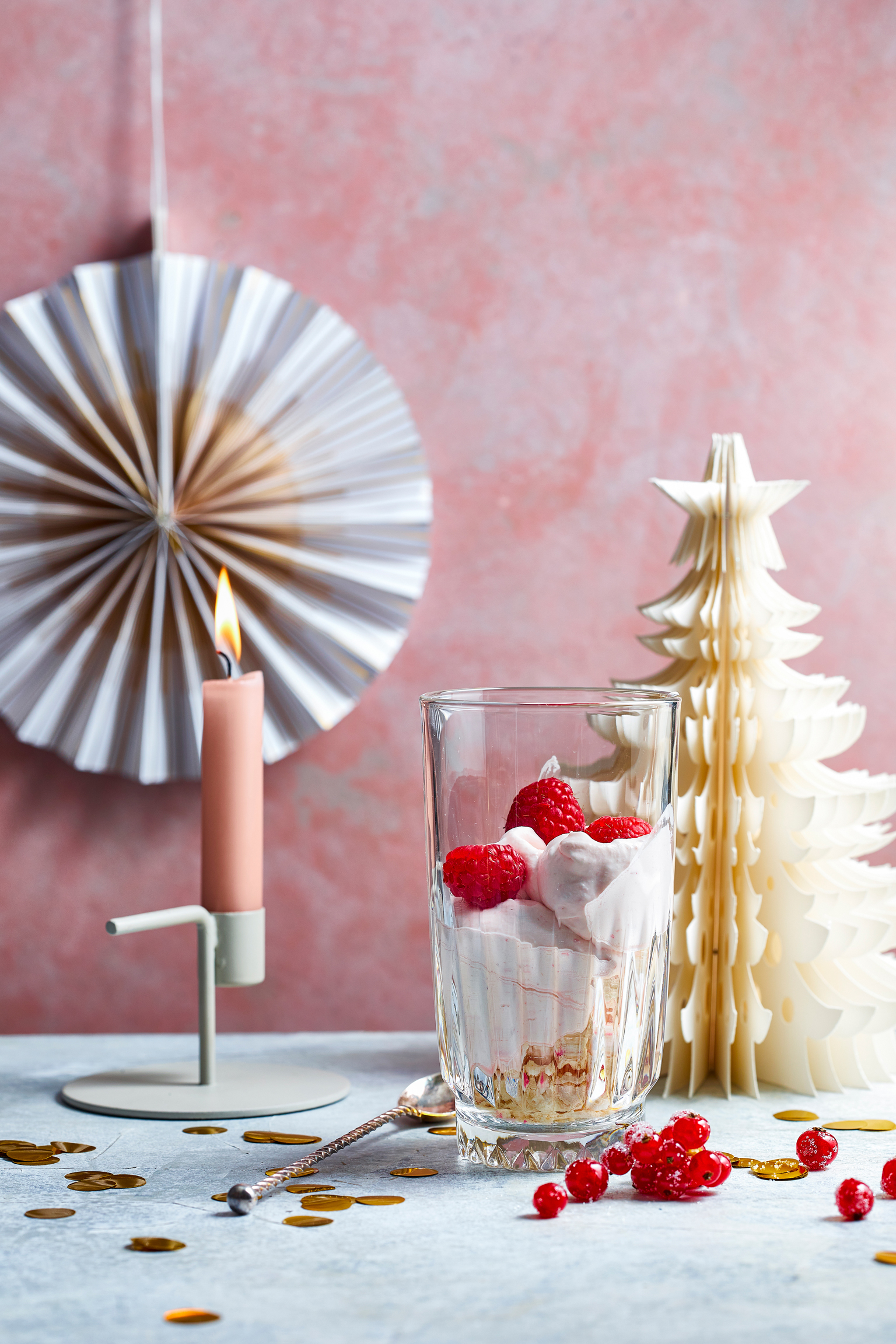 Syllabub met frambozen