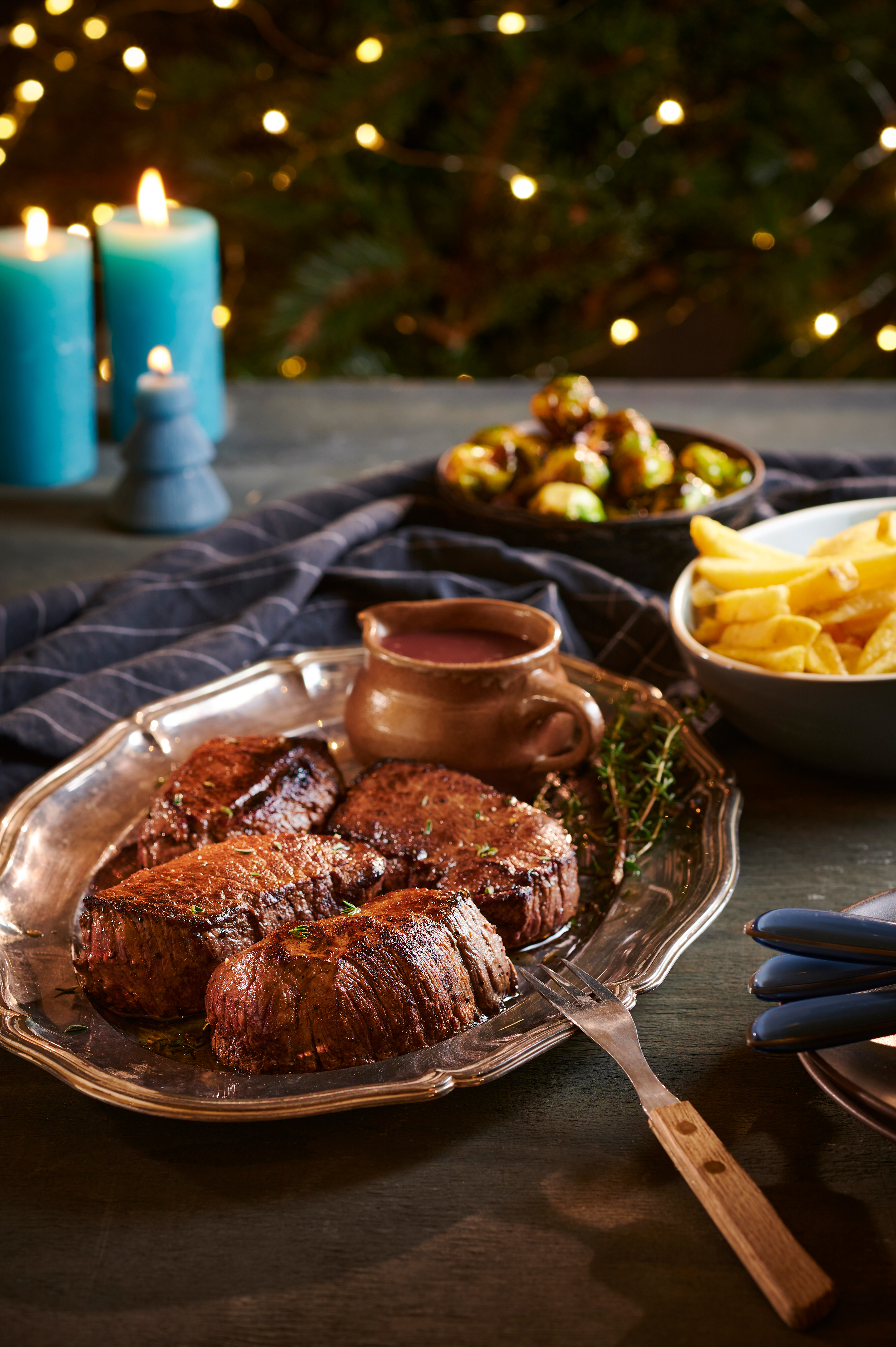 Biefstuk met port-jus