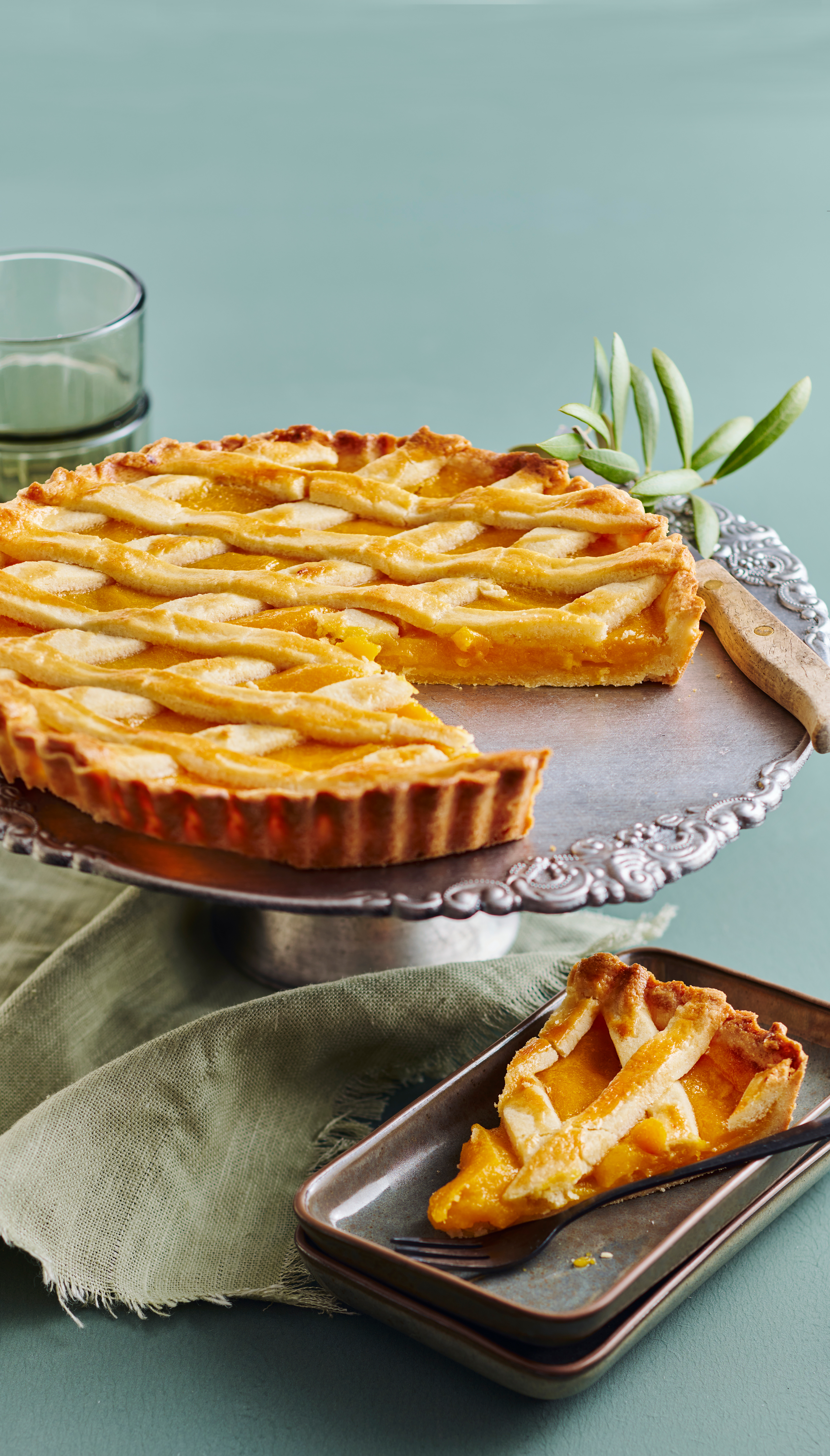 Crostata met fruitvulling