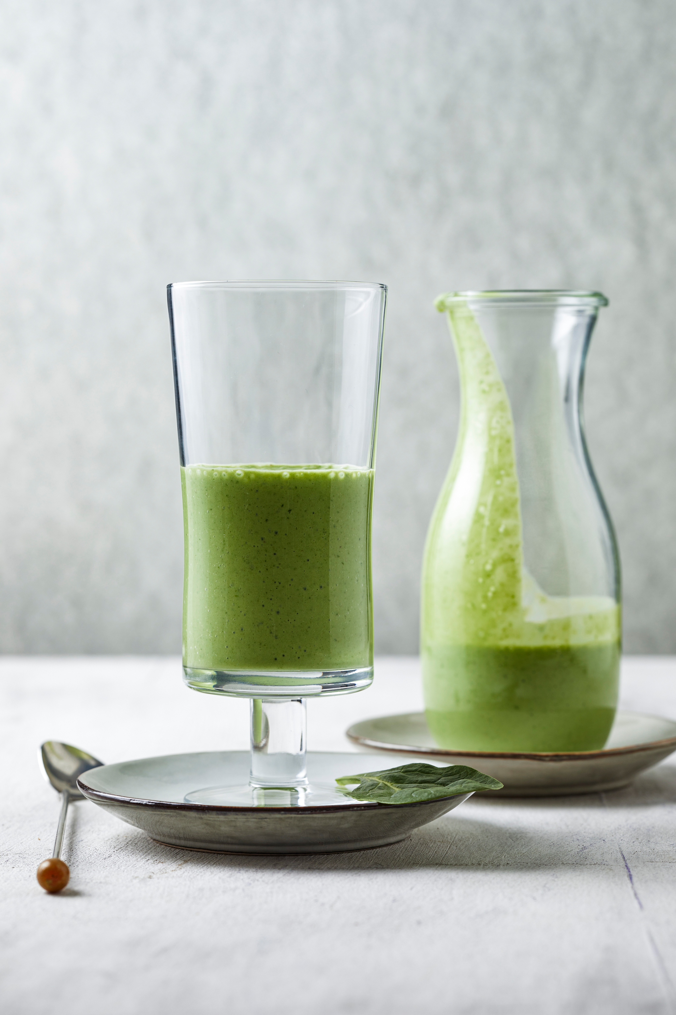 Bevroren spinaziesmoothie